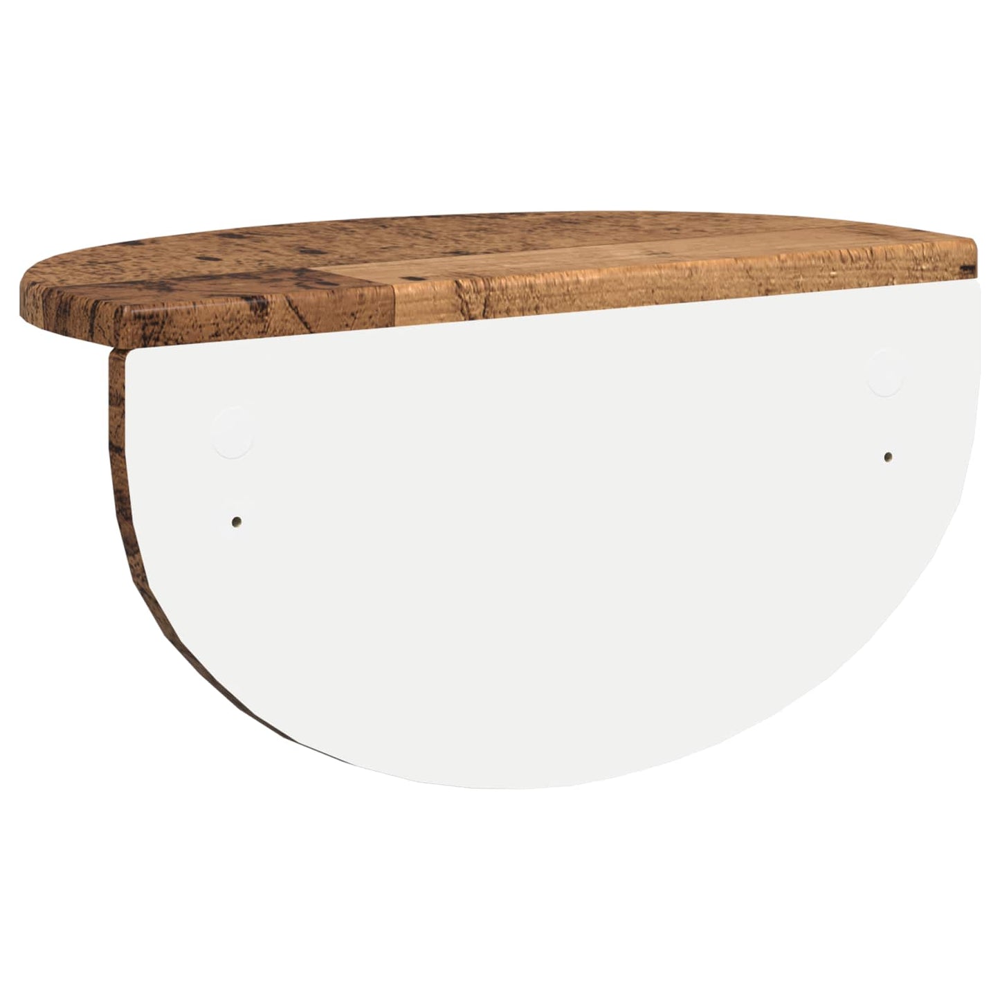 Wandplank Wandgemonteerd Oudhout 38 x 19 x 19 cm Bewerkt hout is nu te koop bij PeponiXL, paradijselijk wonen!