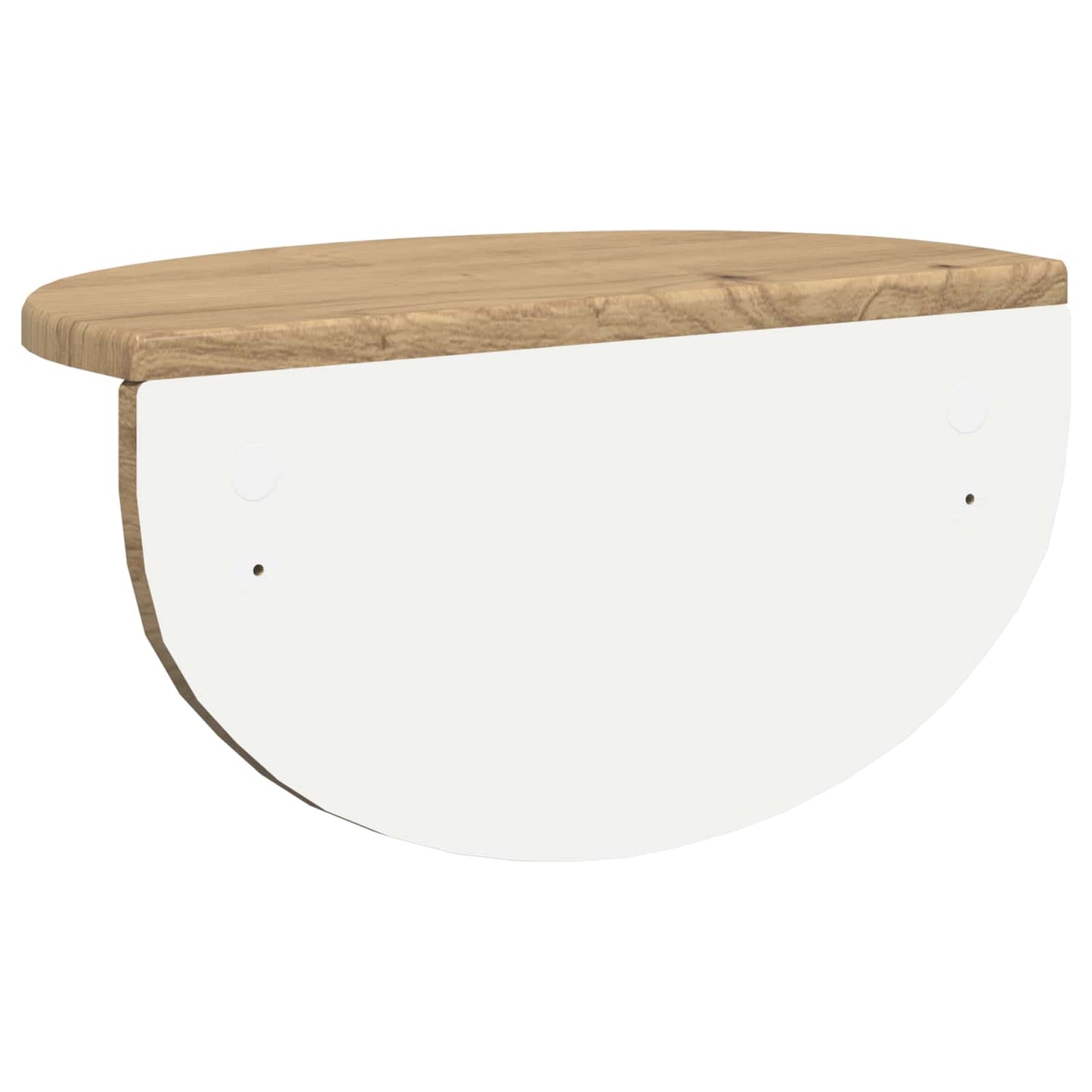 Wandplank Artisan Eiken 38 x 19 x 19 cm Bewerkt hout is nu te koop bij PeponiXL, paradijselijk wonen!
