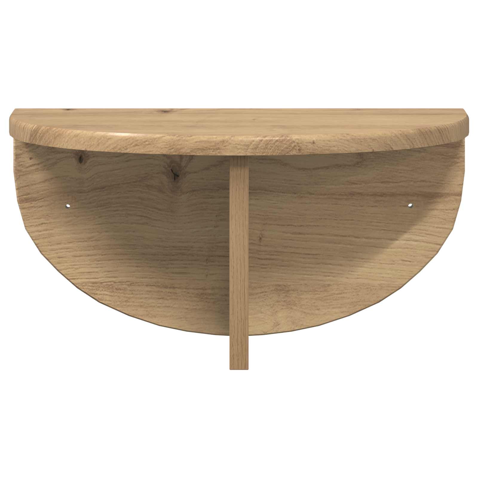 Wandplank Artisan Eiken 38 x 19 x 19 cm Bewerkt hout is nu te koop bij PeponiXL, paradijselijk wonen!