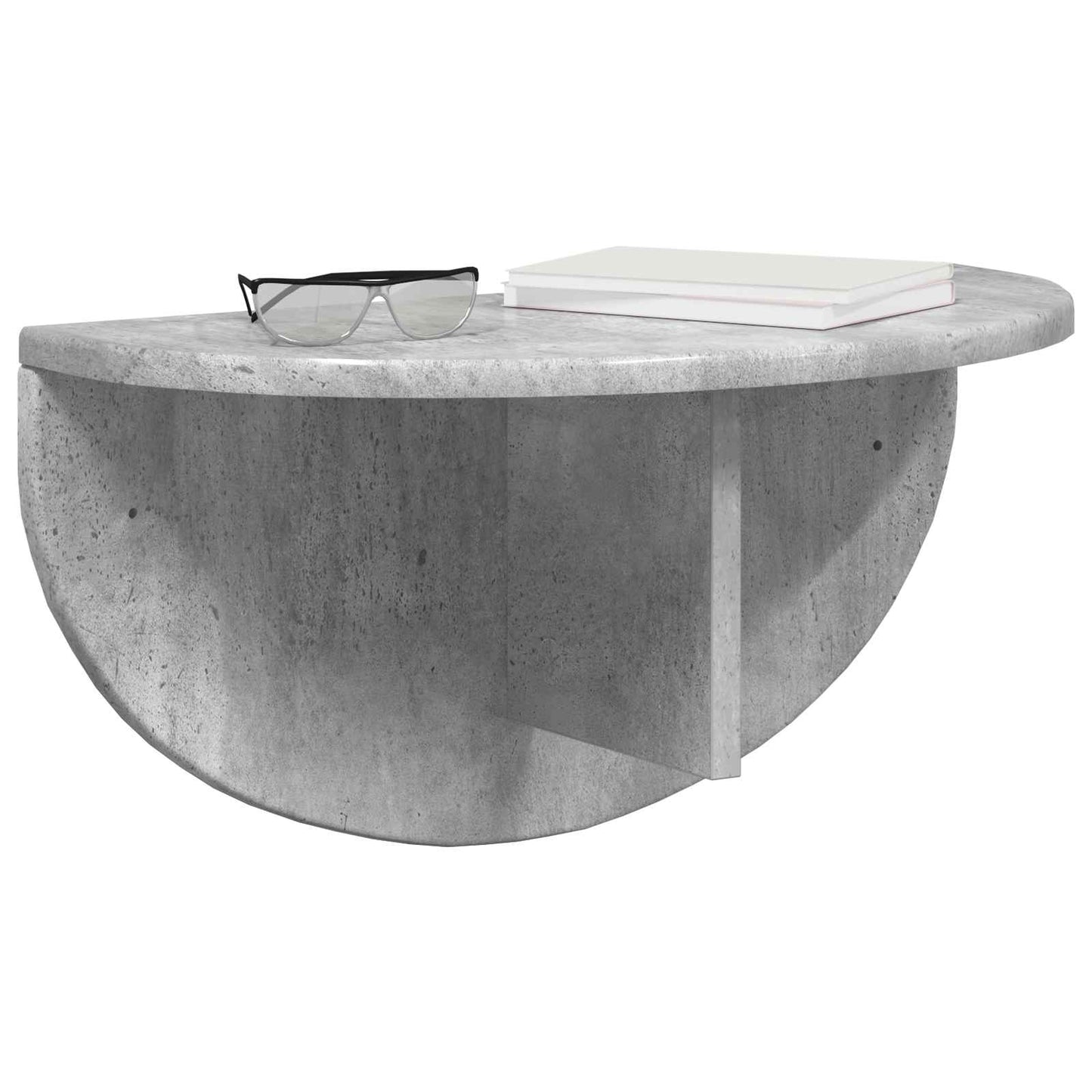 Wandplank Beton Grijs 48 x 24 x 24 cm Bewerkt hout is nu te koop bij PeponiXL, paradijselijk wonen!