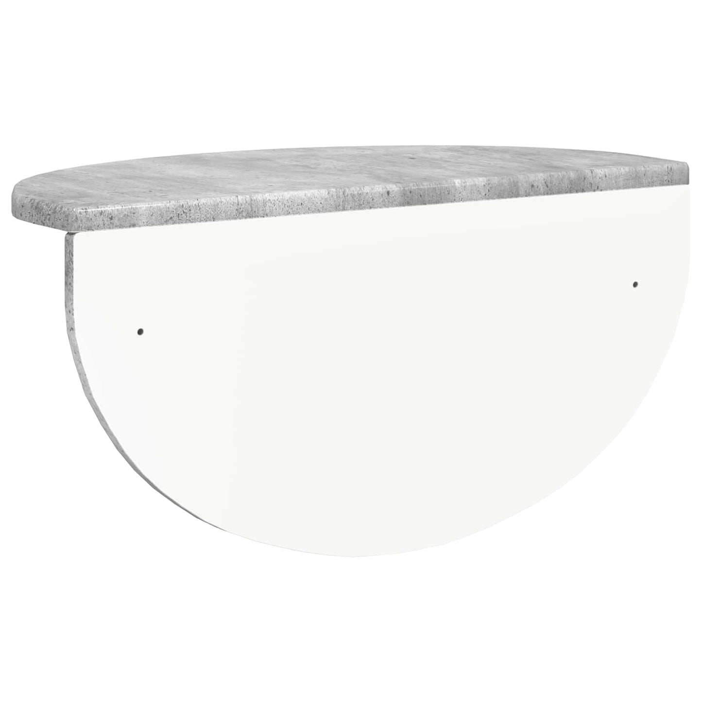 Wandplank 2 pcs Beton Grijs 48 x 24 x 24 cm Bewerkt hout is nu te koop bij PeponiXL, paradijselijk wonen!