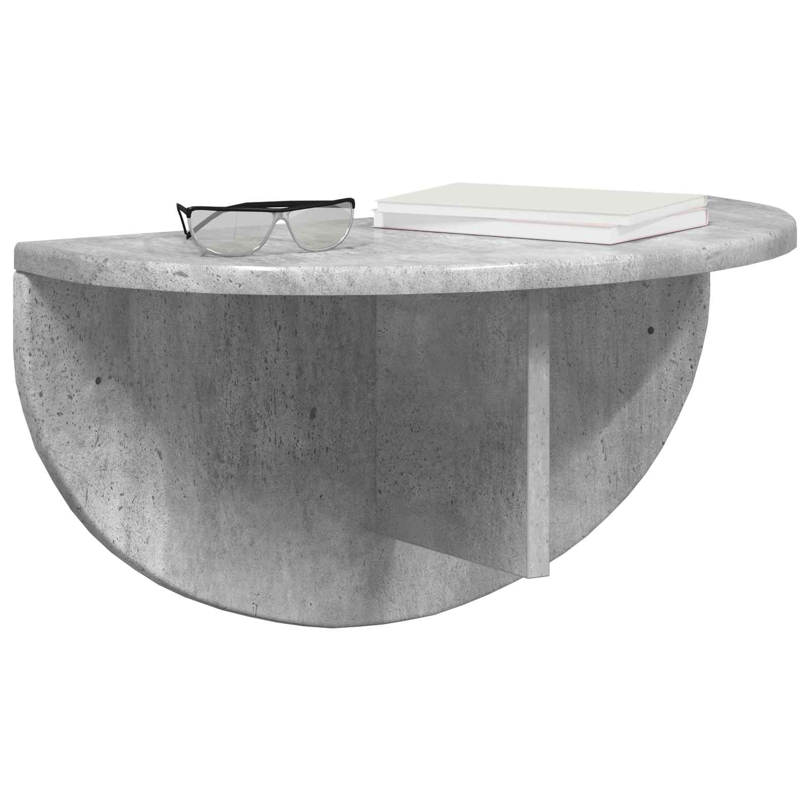 Wandplank 2 pcs Beton Grijs 48 x 24 x 24 cm Bewerkt hout is nu te koop bij PeponiXL, paradijselijk wonen!