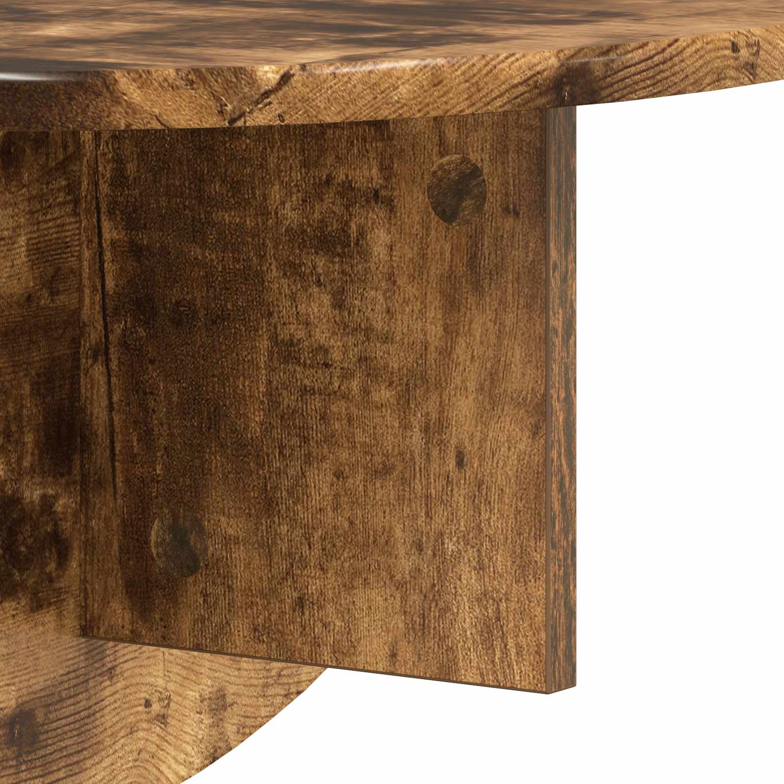 Wandplank 2 pcs Gerookt eiken 48 x 24 x 24 cm Bewerkt hout is nu te koop bij PeponiXL, paradijselijk wonen!