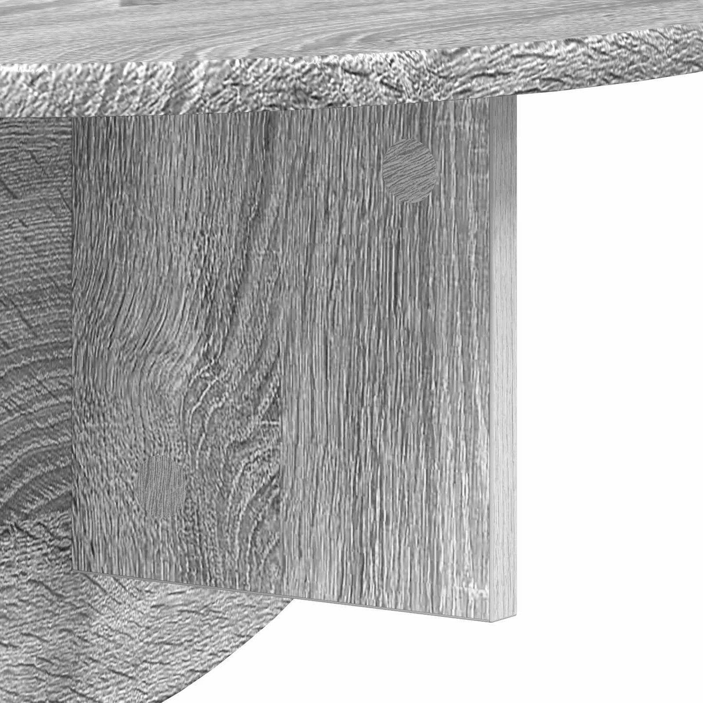 Wandplank Grijs Sonoma 48 x 24 x 24 cm Bewerkt hout is nu te koop bij PeponiXL, paradijselijk wonen!