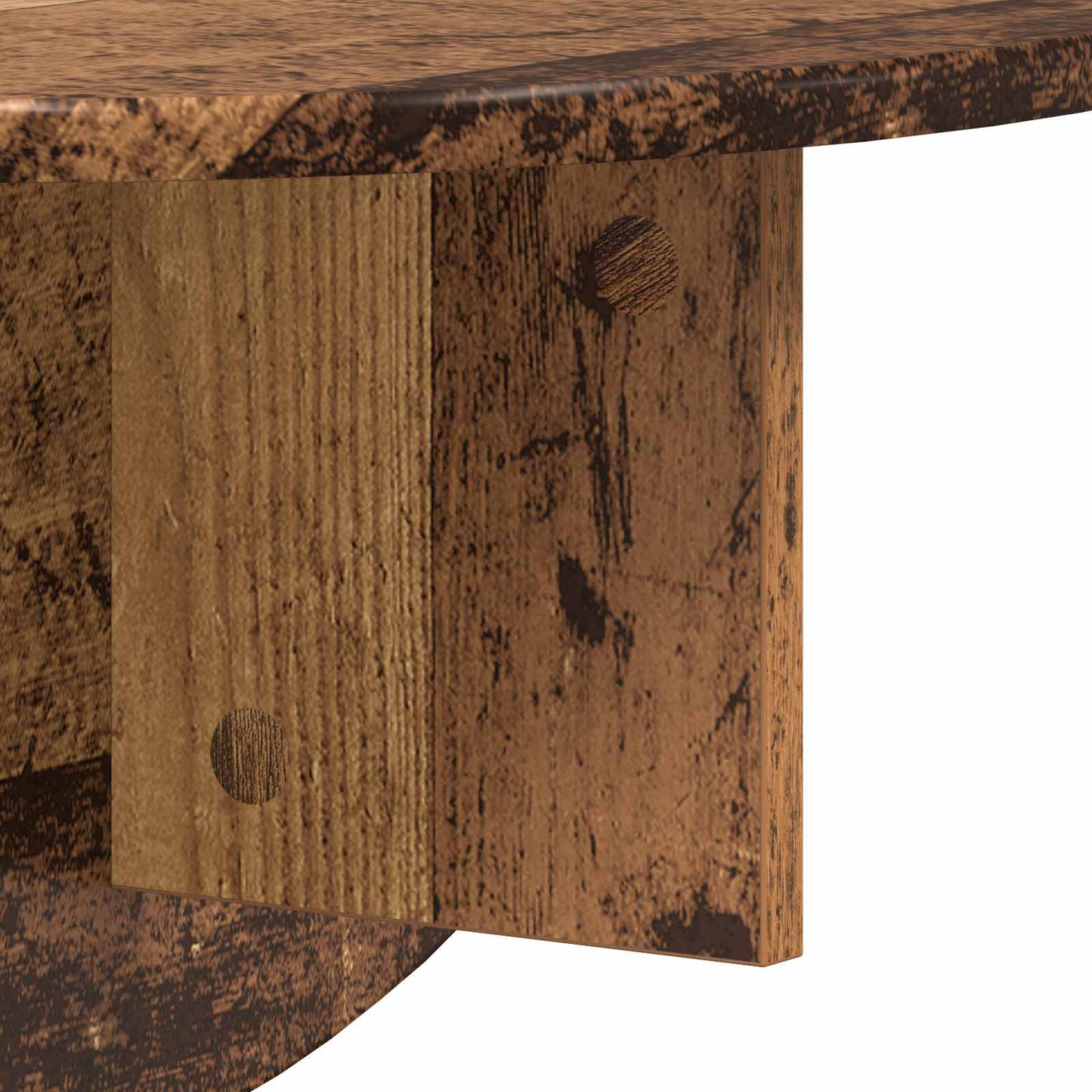 Wandplank Wandgemonteerd Oudhout 48 x 24 x 24 cm Bewerkt hout is nu te koop bij PeponiXL, paradijselijk wonen!