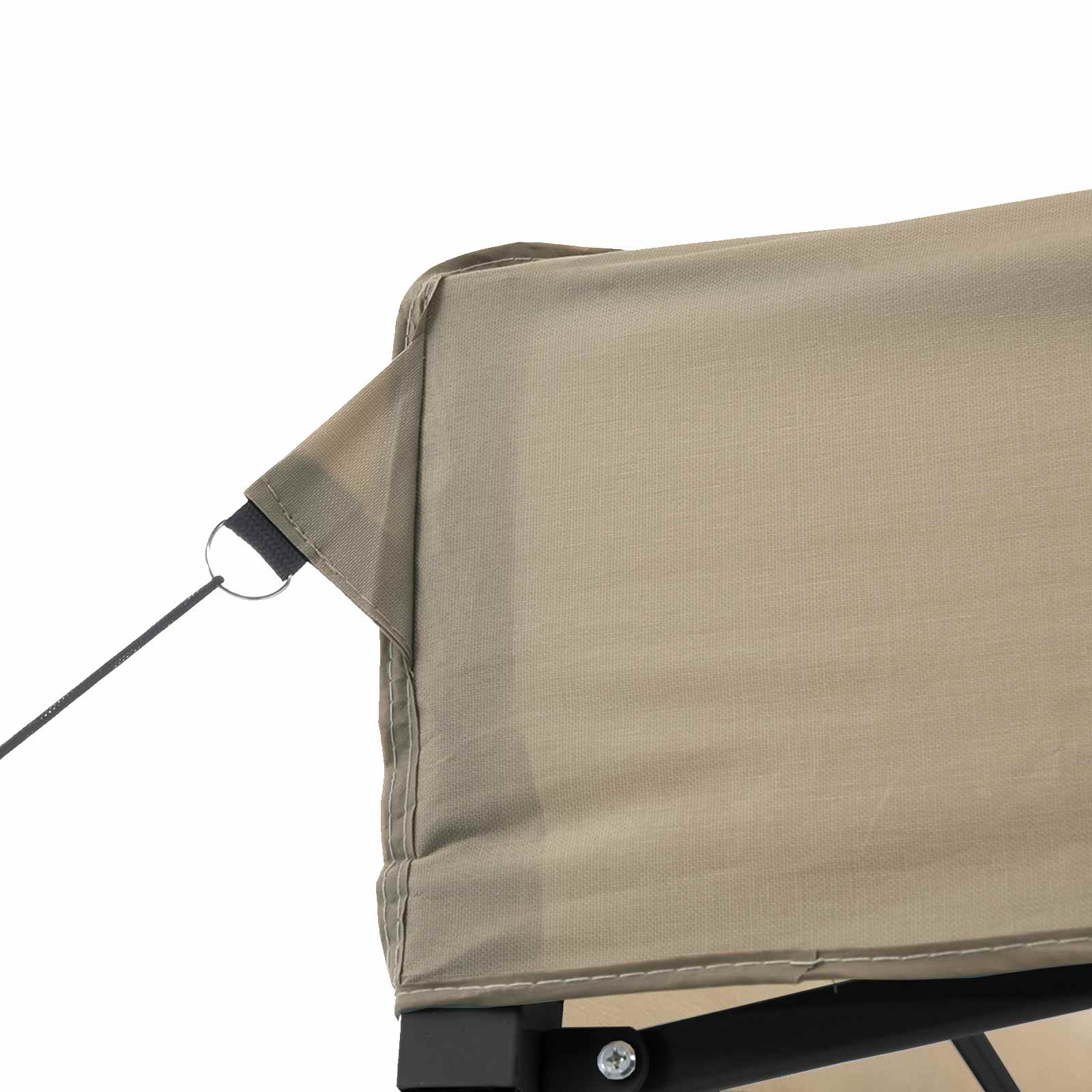 Partytent Taupe 200 x 200 x 306 cm Oxford Stof is nu te koop bij PeponiXL, paradijselijk wonen!