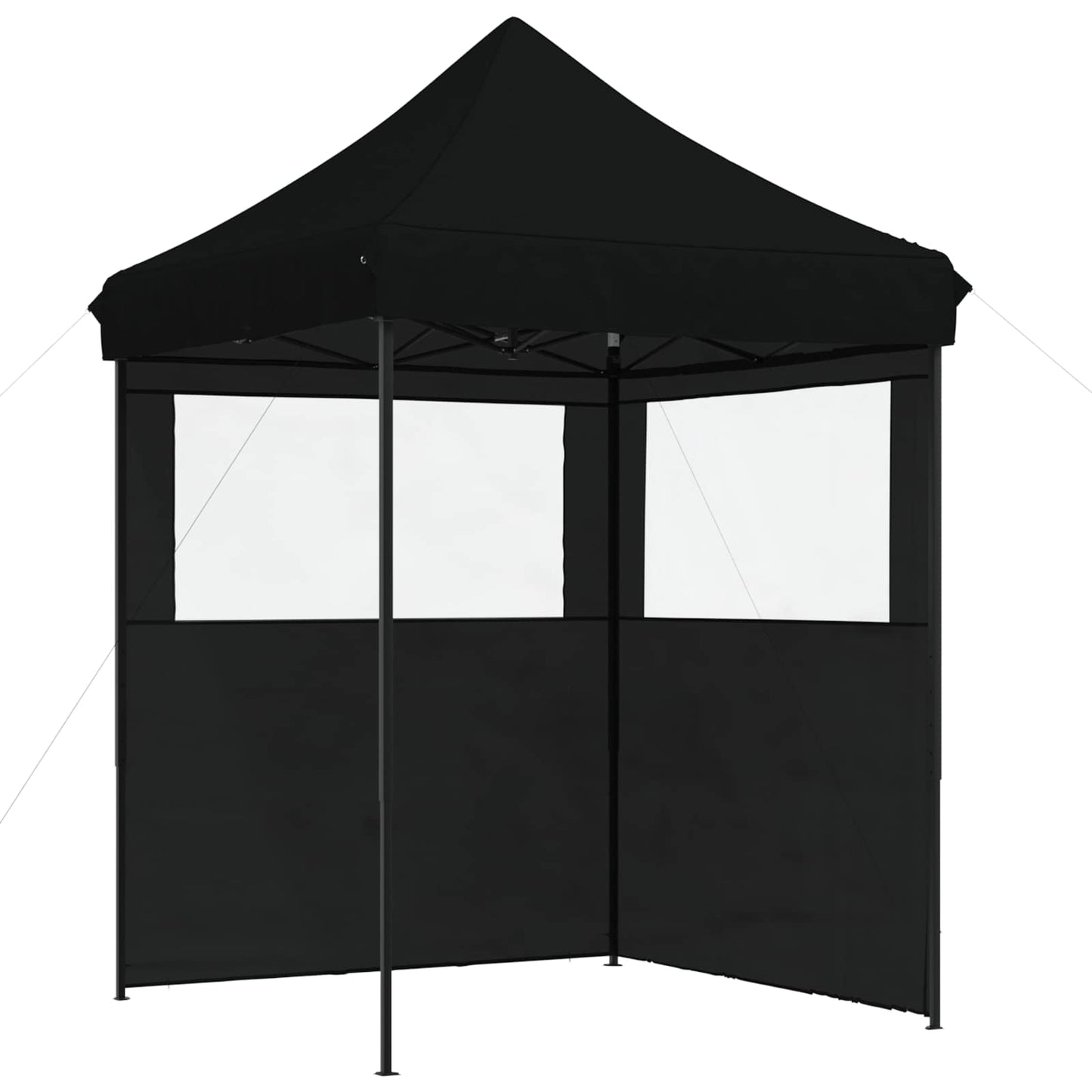 Partytent Zwart 200 x 200 x 306 cm Oxford Stof is nu te koop bij PeponiXL, paradijselijk wonen!