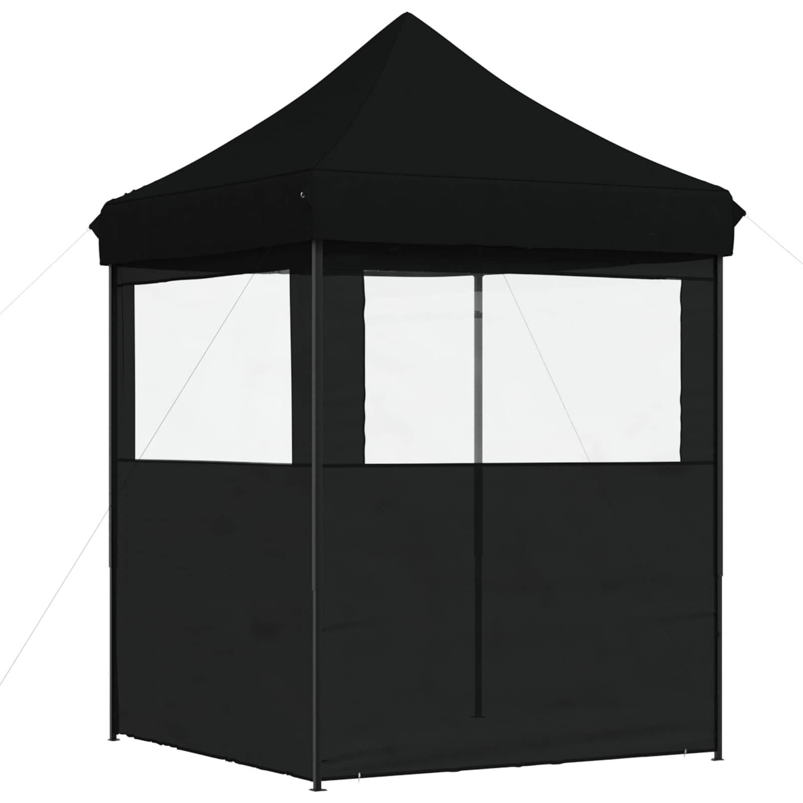 Partytent Zwart 200 x 200 x 306 cm Oxford Stof is nu te koop bij PeponiXL, paradijselijk wonen!