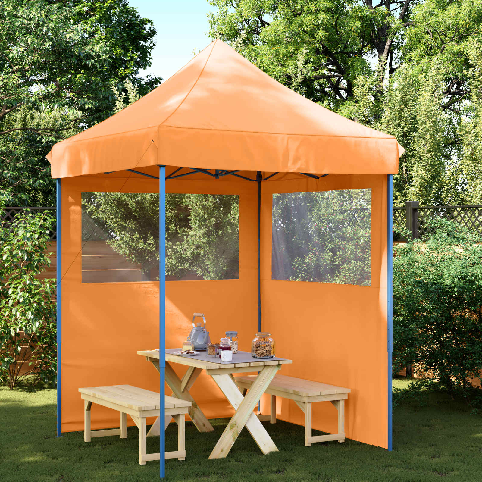 Partytent Oranje 200 x 200 x 306 cm Oxford Stof is nu te koop bij PeponiXL, paradijselijk wonen!