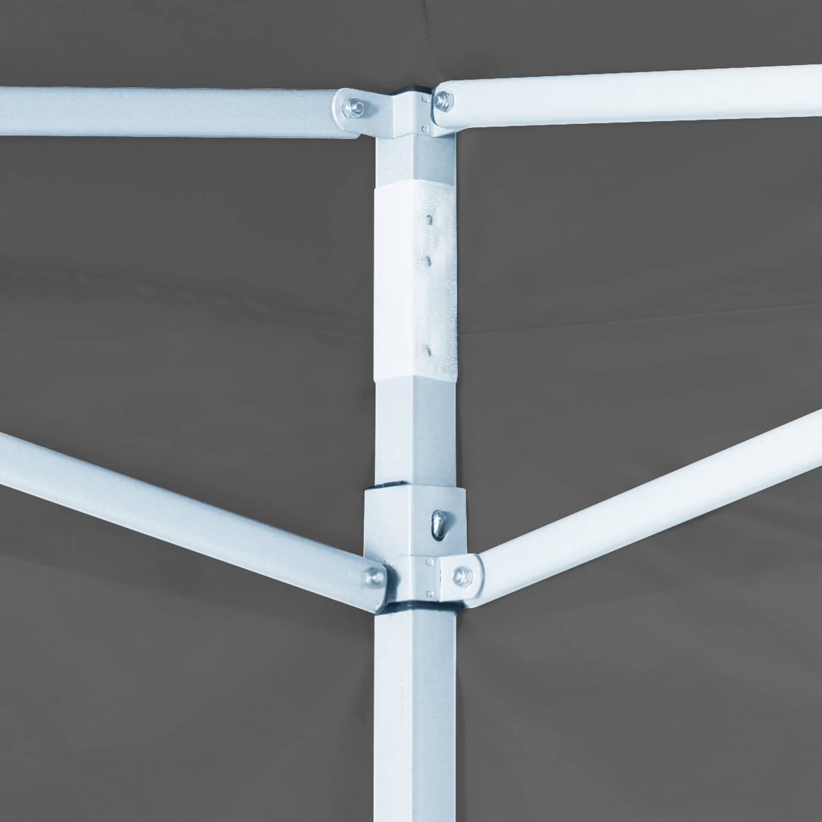 Partytent Antraciet 200 x 200 x 315 cm Oxford Stof is nu te koop bij PeponiXL, paradijselijk wonen!