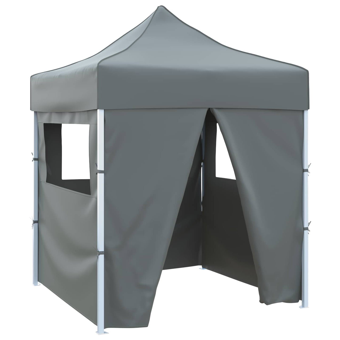 Partytent Antraciet 200 x 200 x 315 cm Oxford Stof is nu te koop bij PeponiXL, paradijselijk wonen!