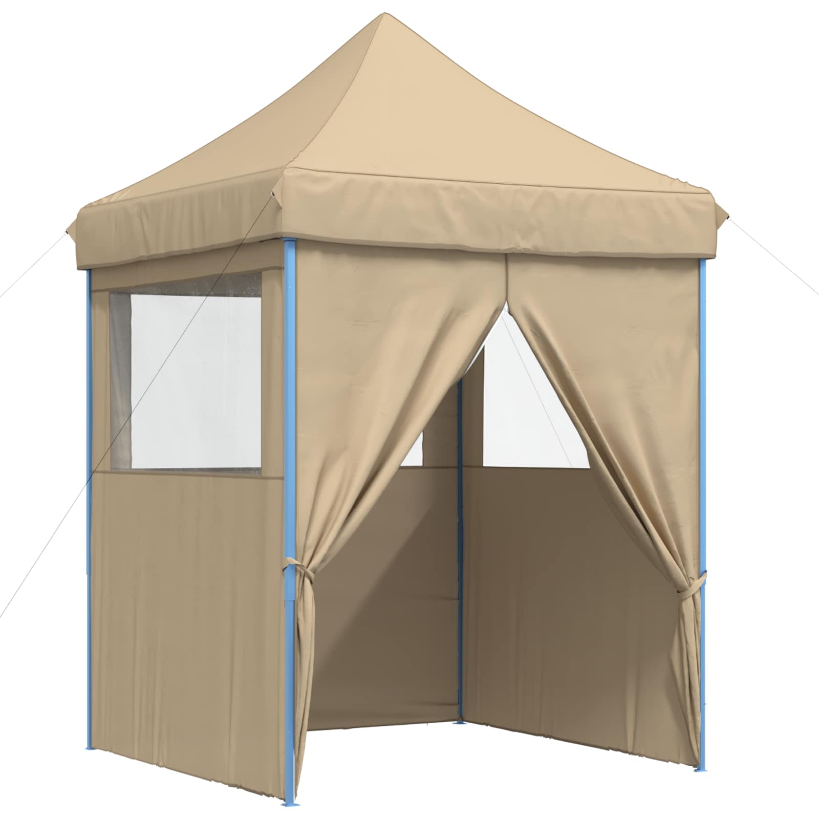 Partytent Beige 200 x 200 x 306 cm Oxford Stof is nu te koop bij PeponiXL, paradijselijk wonen!