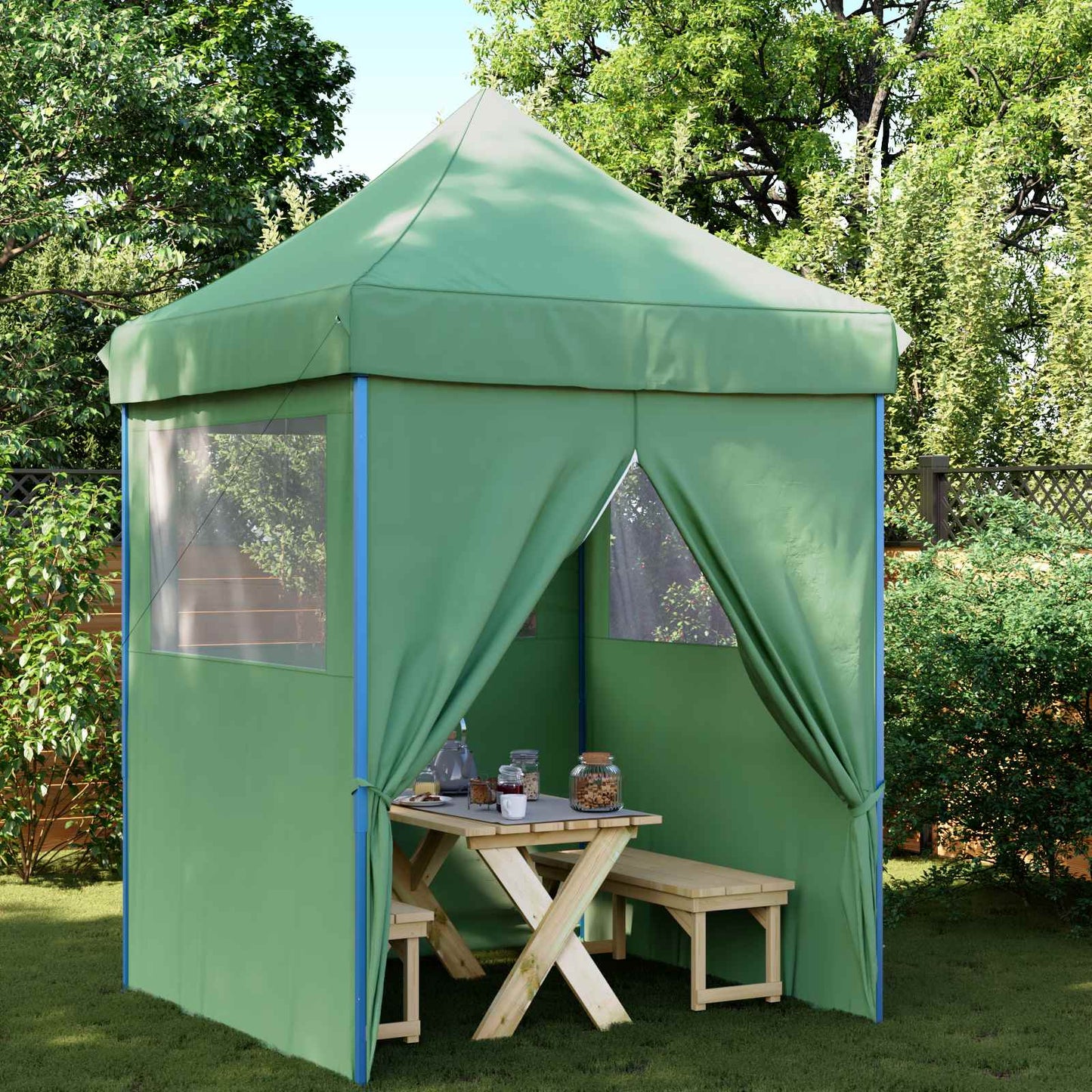 Partytent Groen 200 x 200 x 306 cm Oxford Stof is nu te koop bij PeponiXL, paradijselijk wonen!