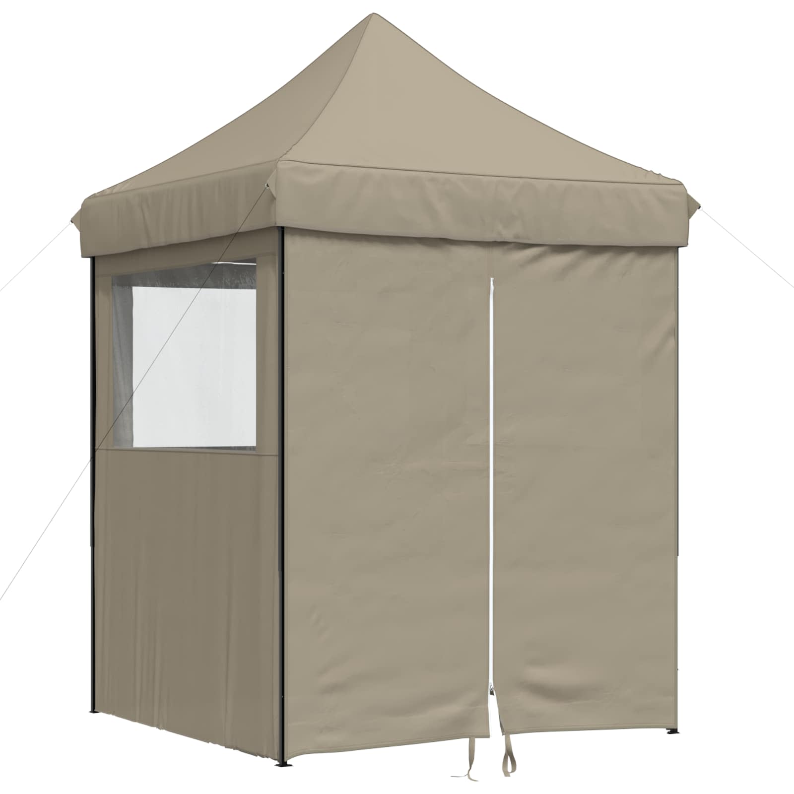 Partytent Taupe 200 x 200 x 306 cm Oxford Stof is nu te koop bij PeponiXL, paradijselijk wonen!