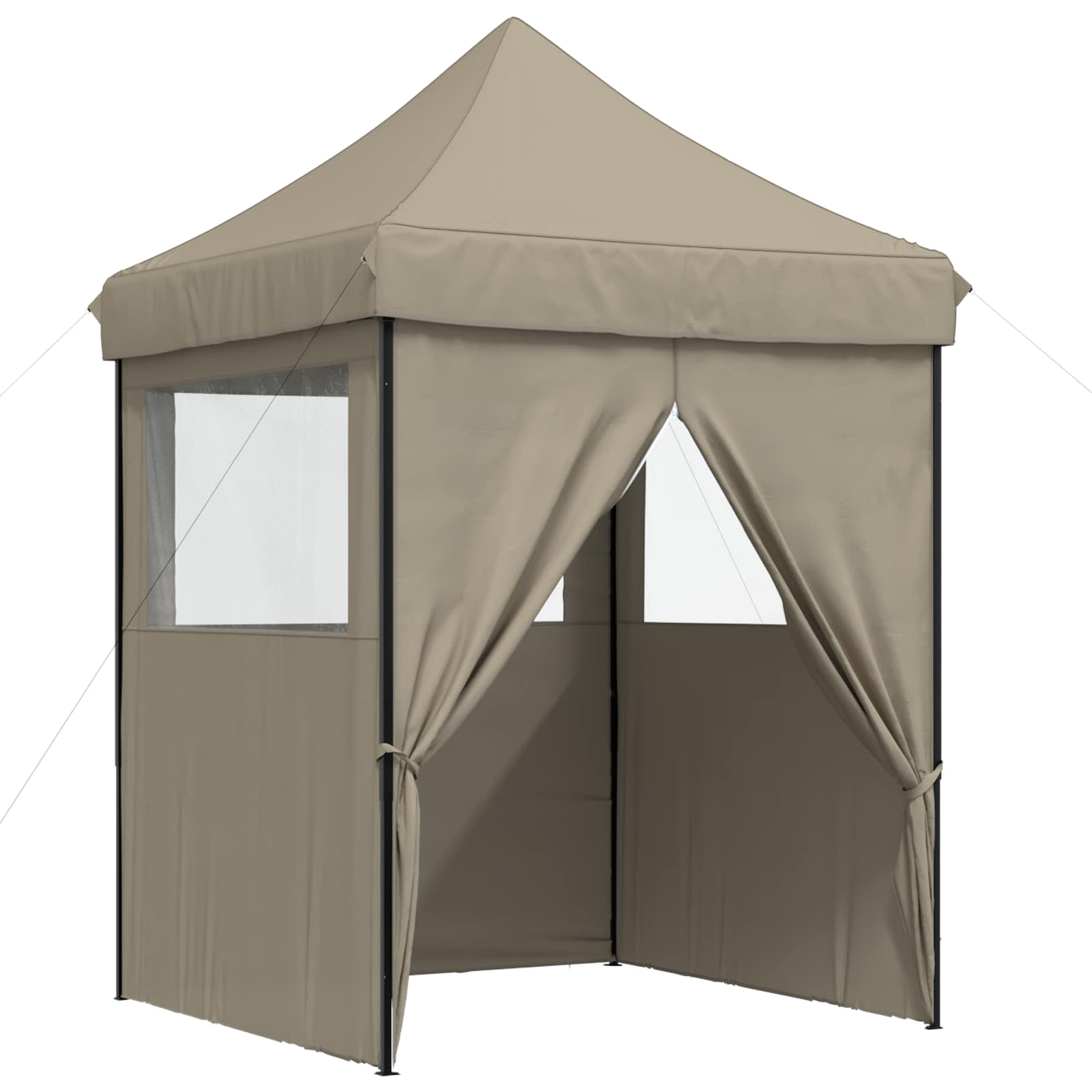 Partytent Taupe 200 x 200 x 306 cm Oxford Stof is nu te koop bij PeponiXL, paradijselijk wonen!