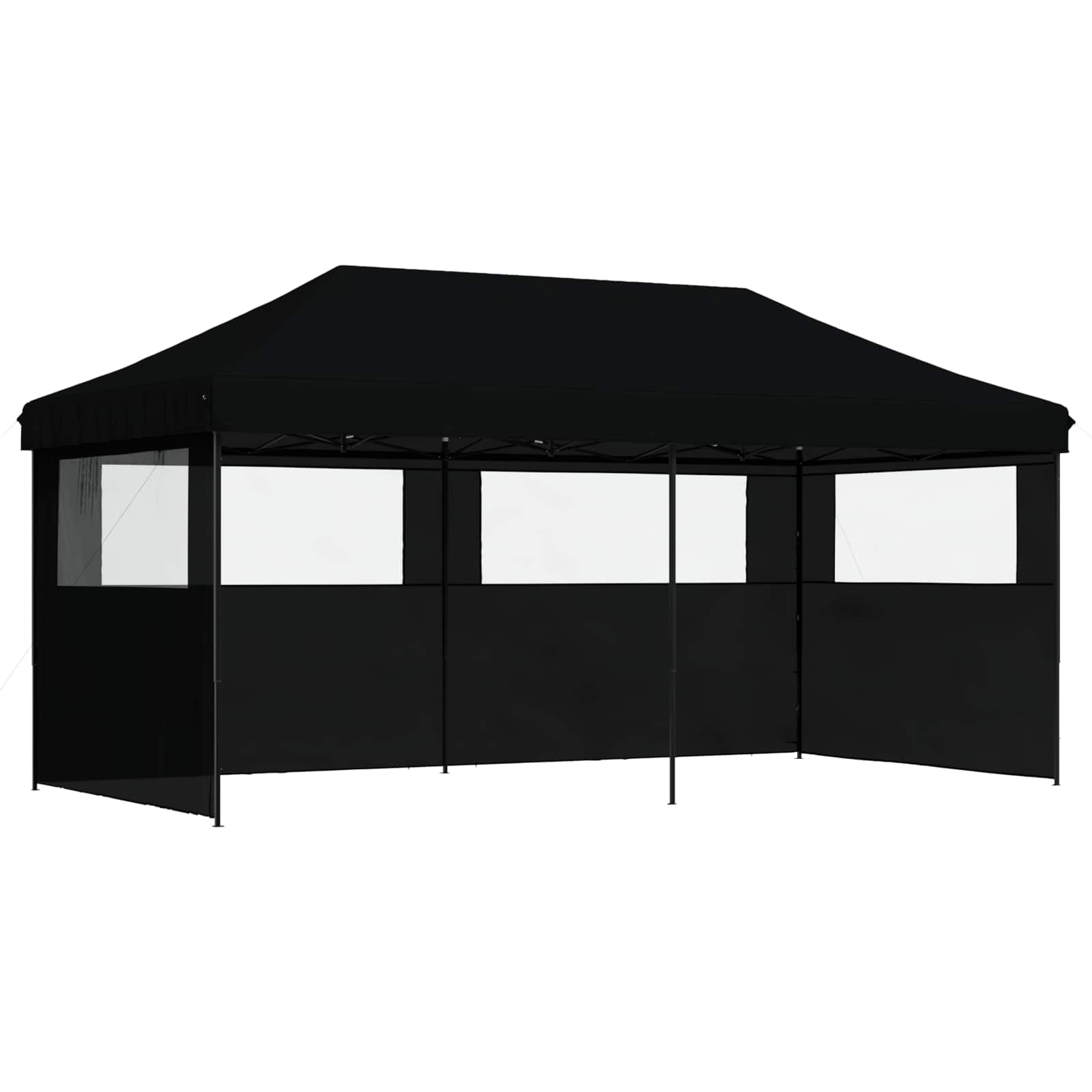 Partytent Zwart 292 x 580 x 315 cm Oxford Stof is nu te koop bij PeponiXL, paradijselijk wonen!