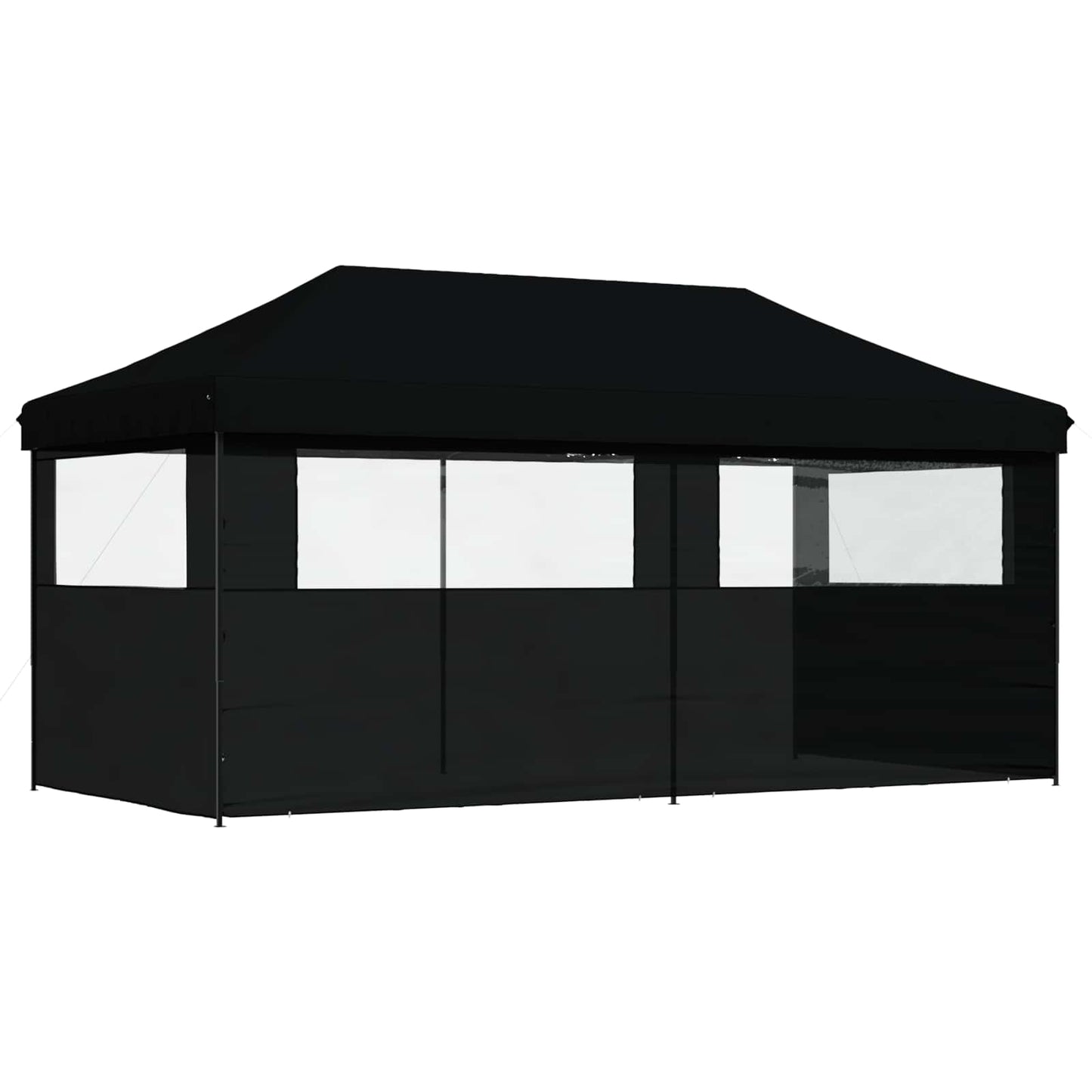Partytent Zwart 292 x 580 x 315 cm Oxford Stof is nu te koop bij PeponiXL, paradijselijk wonen!