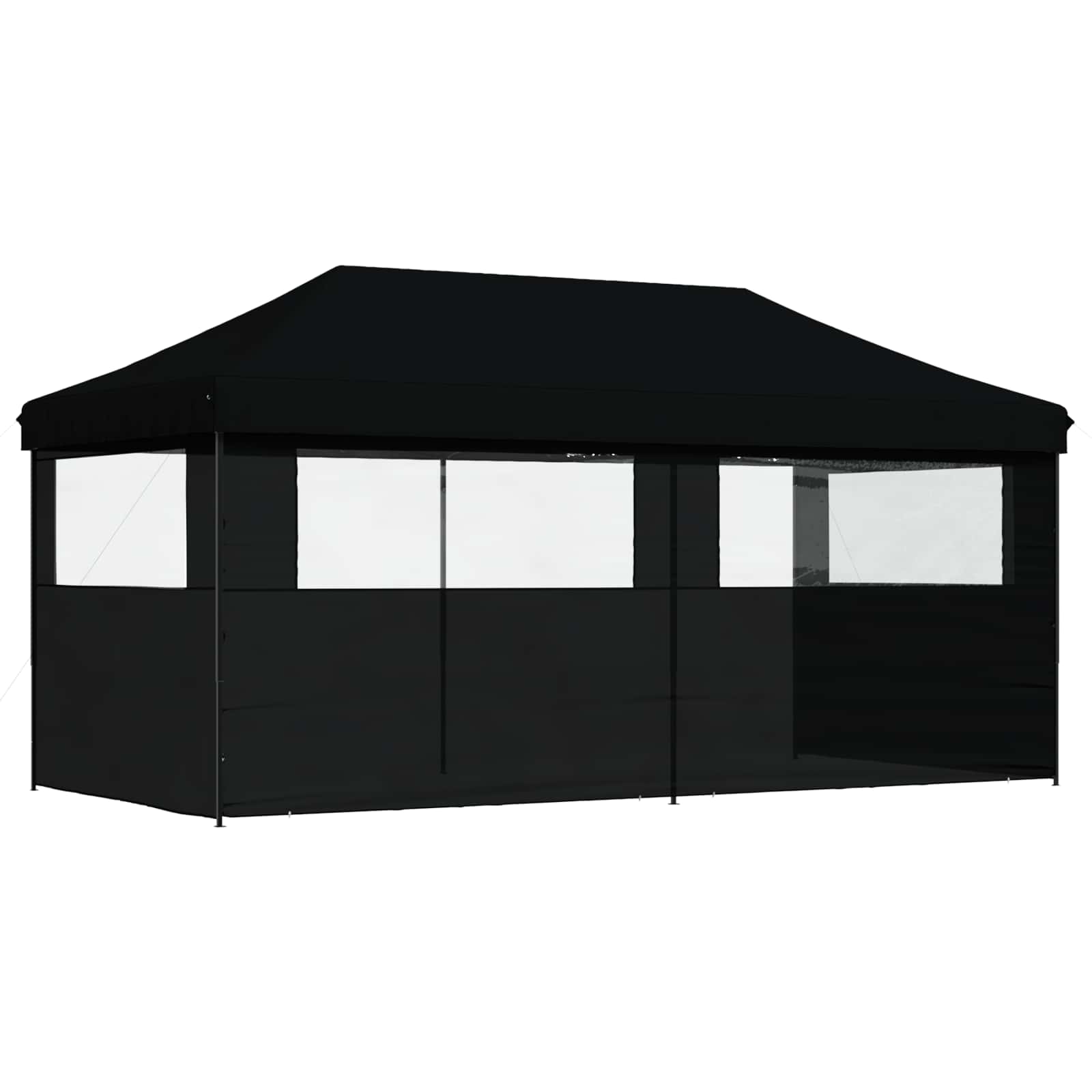 Partytent Zwart 292 x 580 x 315 cm Oxford Stof is nu te koop bij PeponiXL, paradijselijk wonen!