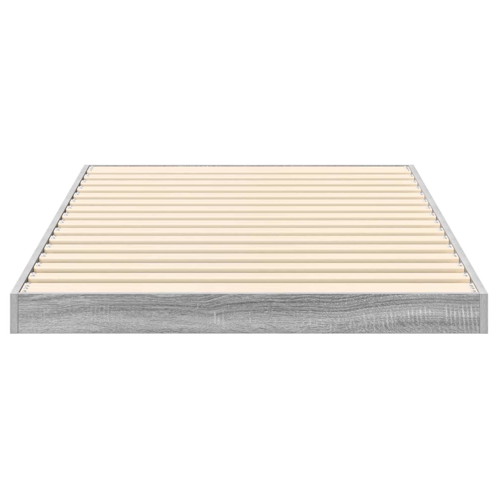 Vloer bedframe Sonoma 75 x 190 cm Bewerkt hout is nu te koop bij PeponiXL, paradijselijk wonen!
