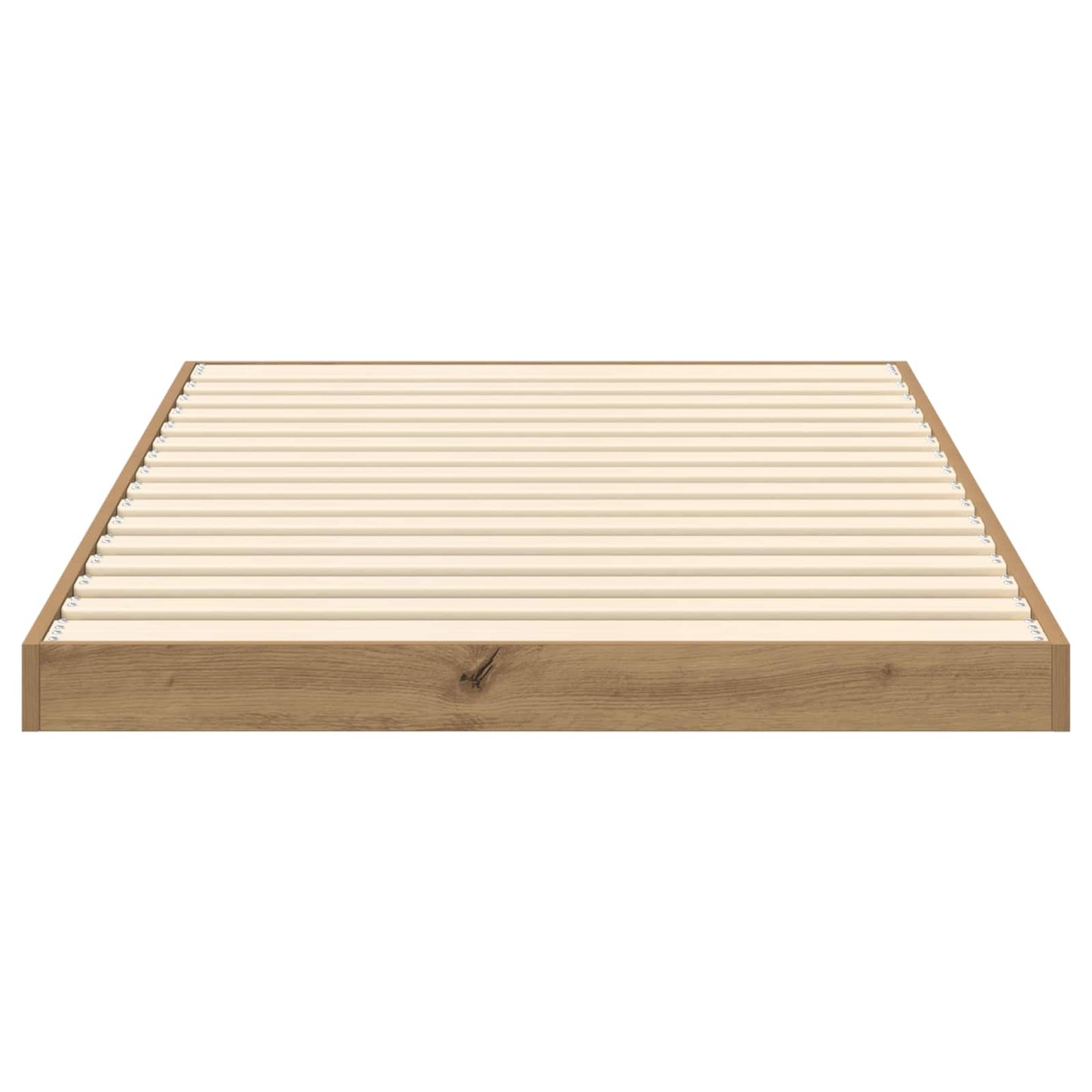 Vloer bedframe Artisan Eiken 75 x 190 cm Bewerkt hout is nu te koop bij PeponiXL, paradijselijk wonen!