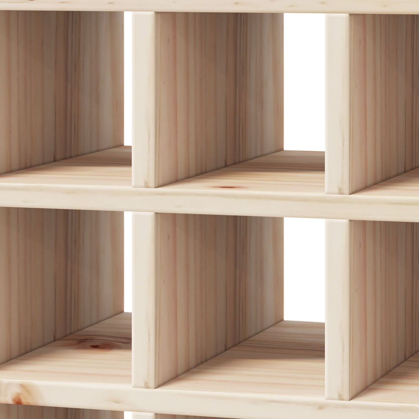 Wijnrek 2 pcs Naturel 56 x 25 x 56 cm Massief grenenhout is nu te koop bij PeponiXL, paradijselijk wonen!