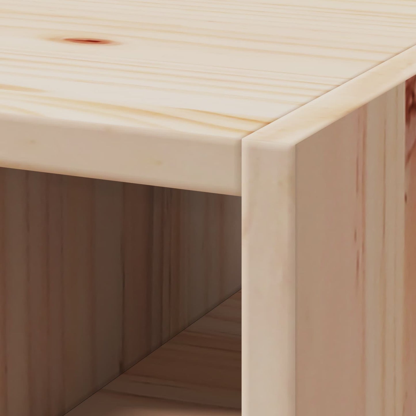 Wijnrek 2 pcs Naturel 56 x 25 x 56 cm Massief grenenhout is nu te koop bij PeponiXL, paradijselijk wonen!