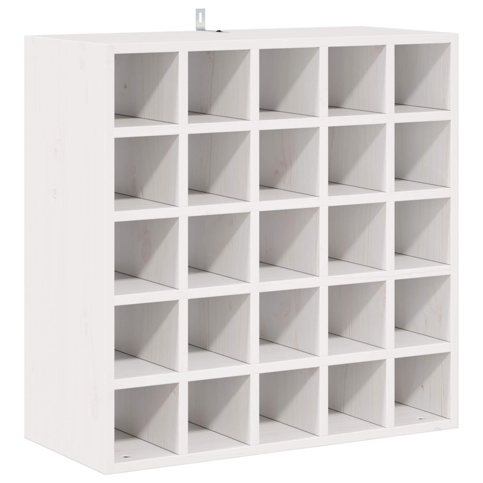 Wijnrek 2 pcs Wit 56 x 25 x 56 cm Massief grenenhout is nu te koop bij PeponiXL, paradijselijk wonen!