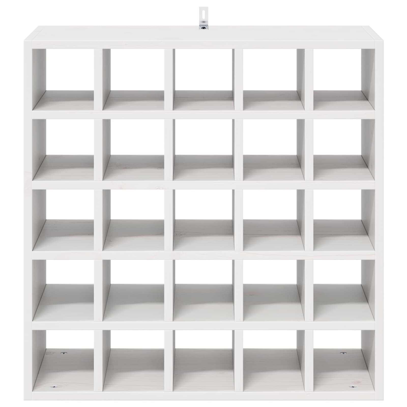 Wijnrek 2 pcs Wit 56 x 25 x 56 cm Massief grenenhout is nu te koop bij PeponiXL, paradijselijk wonen!