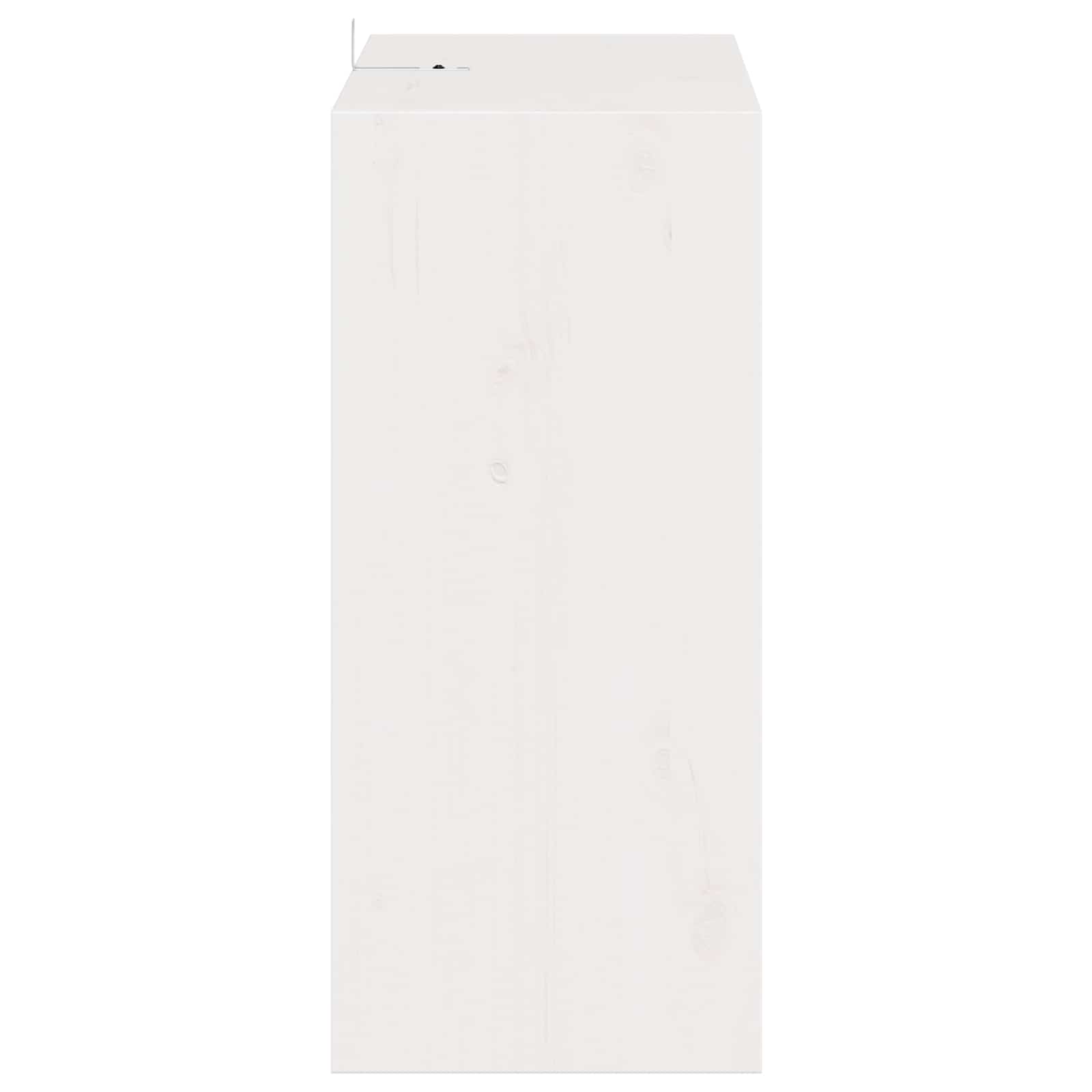 Wijnrek 2 pcs Wit 56 x 25 x 56 cm Massief grenenhout is nu te koop bij PeponiXL, paradijselijk wonen!