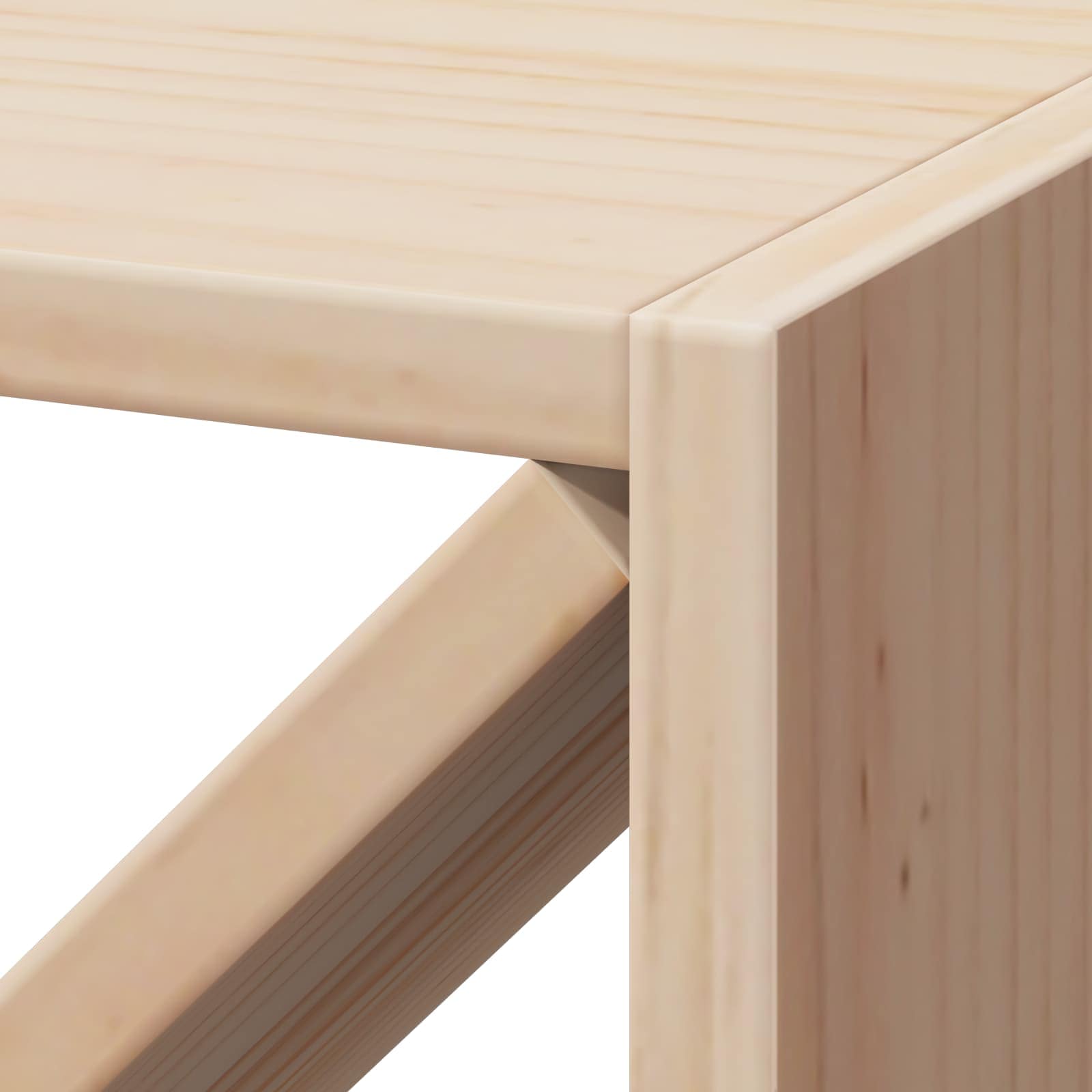 Wijnrek 2 pcs Naturel 62 x 25 x 62 cm Massief grenenhout is nu te koop bij PeponiXL, paradijselijk wonen!