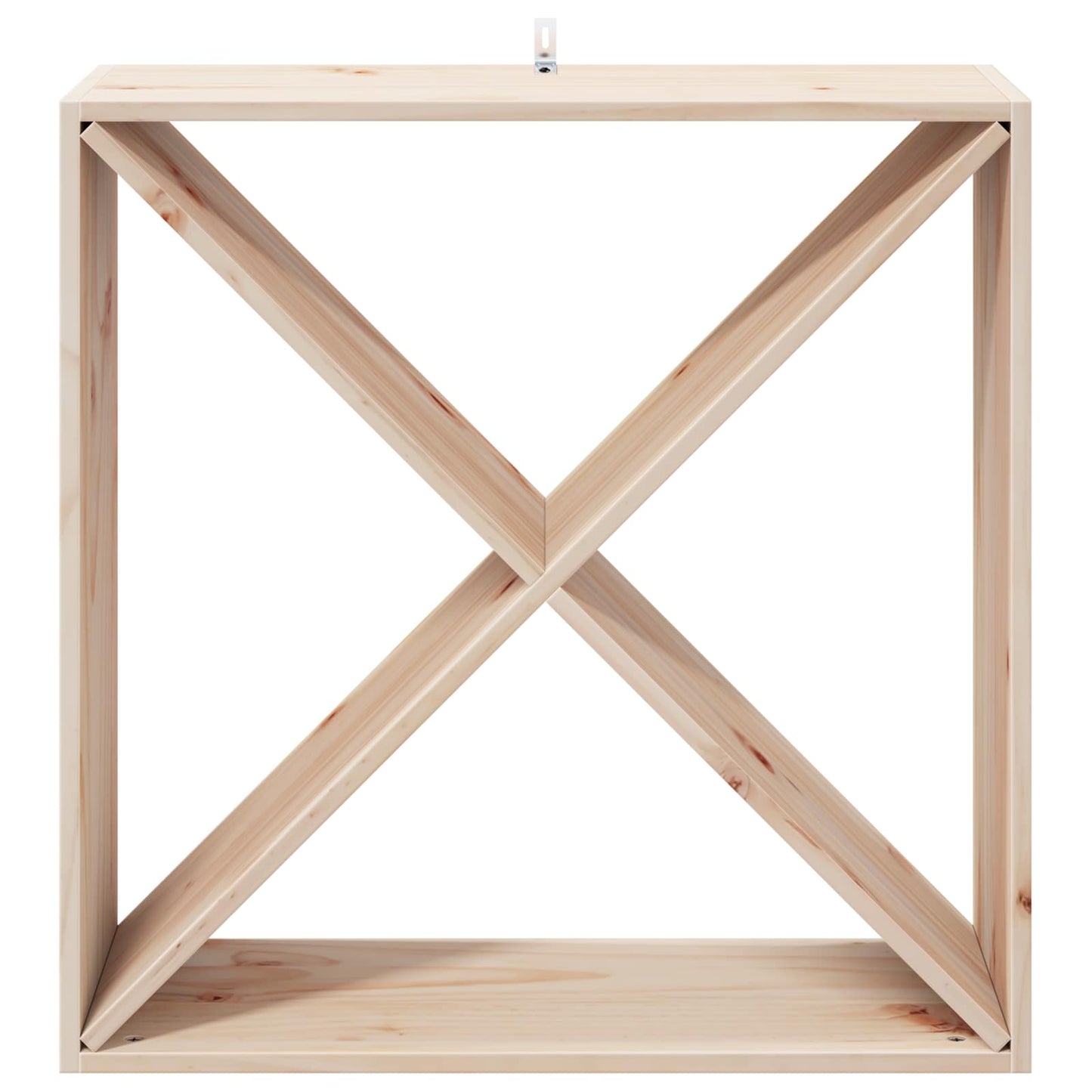 Wijnrek 4 pcs Naturel 62 x 25 x 62 cm Massief grenenhout is nu te koop bij PeponiXL, paradijselijk wonen!