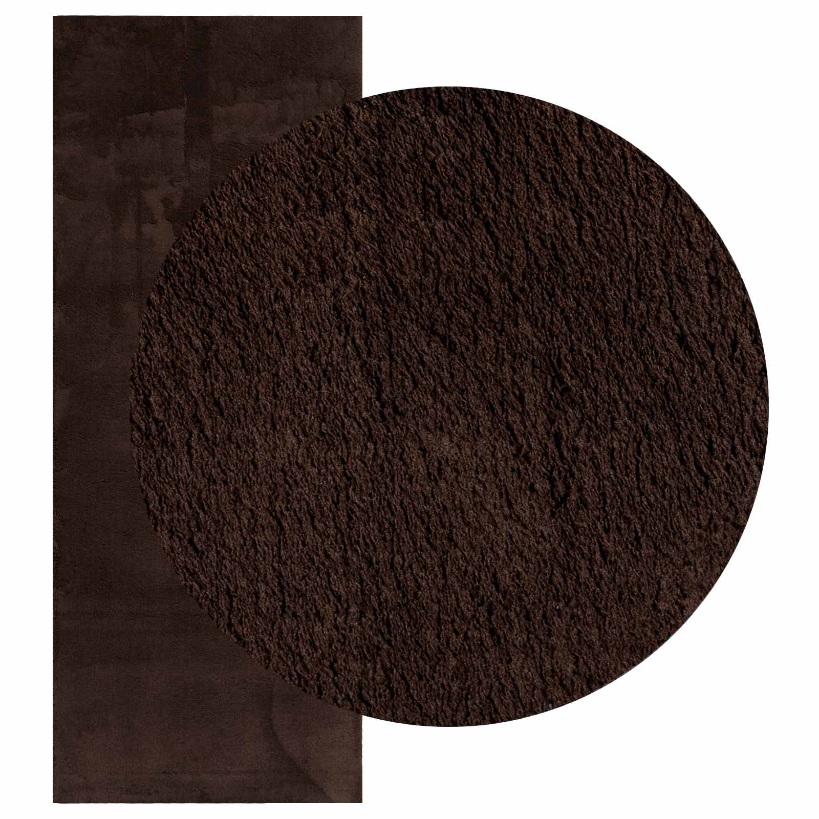 Medium pile zachte en wasbare tapijt HUARTE Bruin 200 x 80 cm is nu te koop bij PeponiXL, paradijselijk wonen!