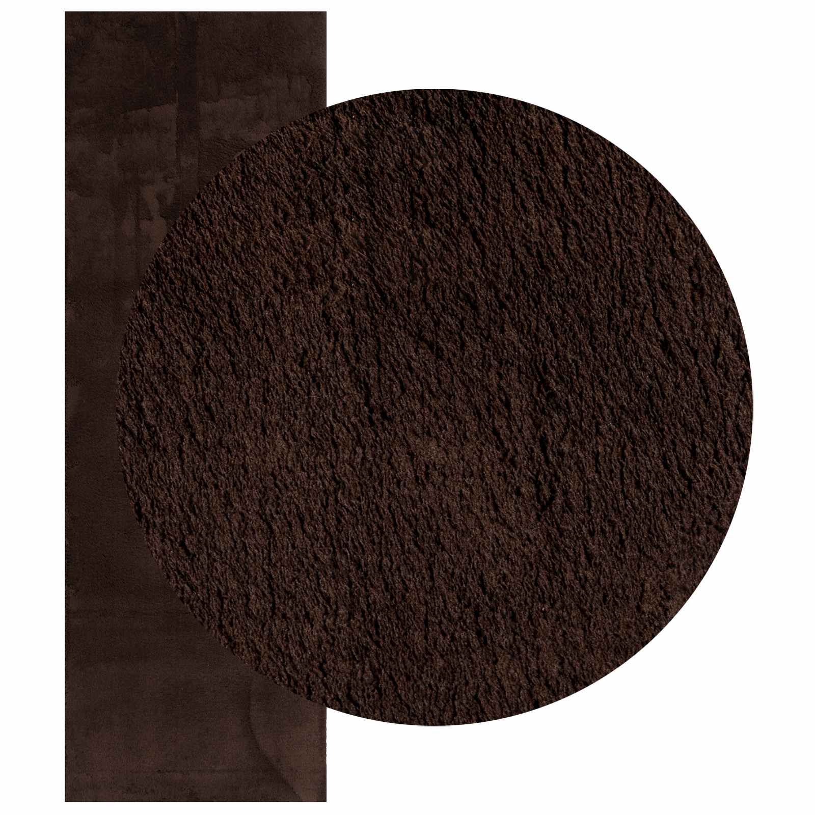 Medium pile zachte en wasbare tapijt HUARTE Bruin 250 x 80 cm is nu te koop bij PeponiXL, paradijselijk wonen!