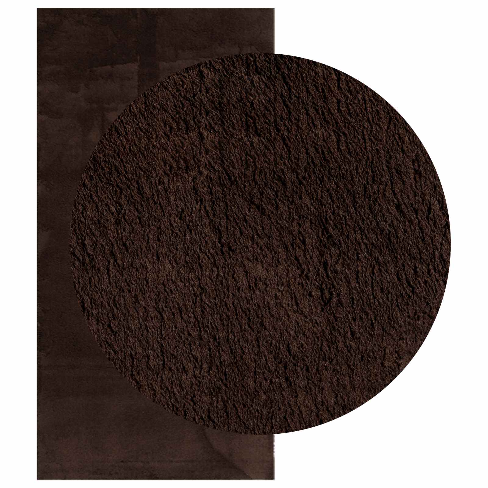 Medium pile zachte en wasbare tapijt HUARTE Bruin 200 x 100 cm is nu te koop bij PeponiXL, paradijselijk wonen!