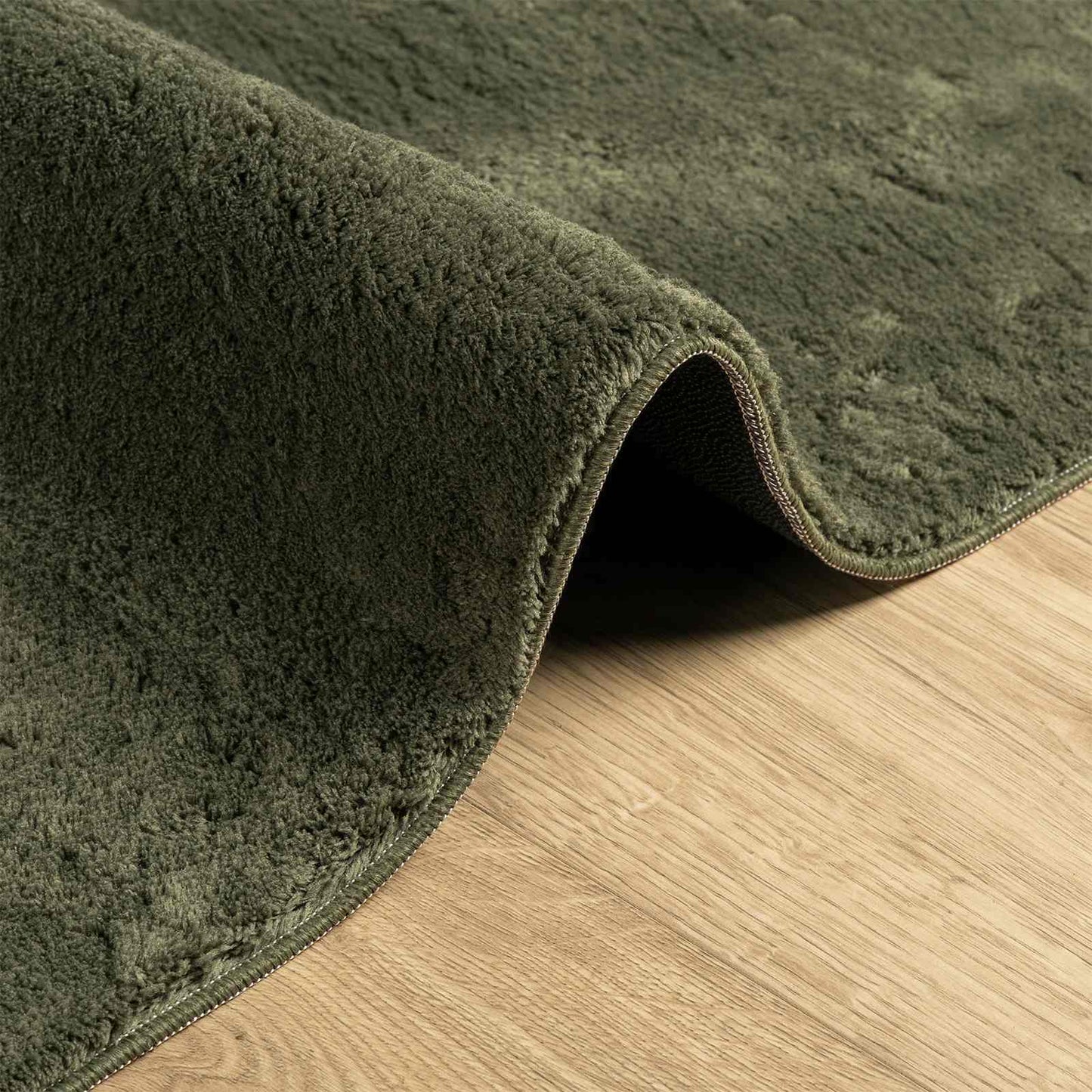 Medium pile zachte en wasbare tapijt HUARTE Bosgroen Polyester is nu te koop bij PeponiXL, paradijselijk wonen!
