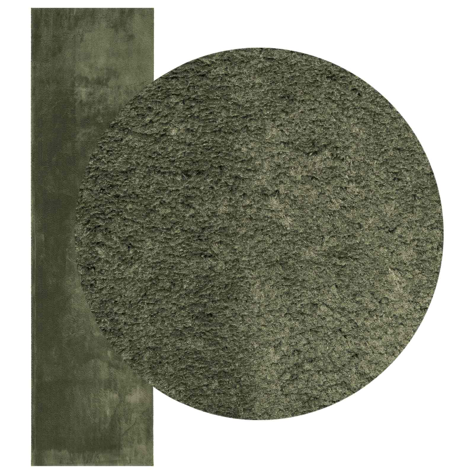 Medium pile zachte en wasbare tapijt HUARTE Bosgroen Polyester is nu te koop bij PeponiXL, paradijselijk wonen!