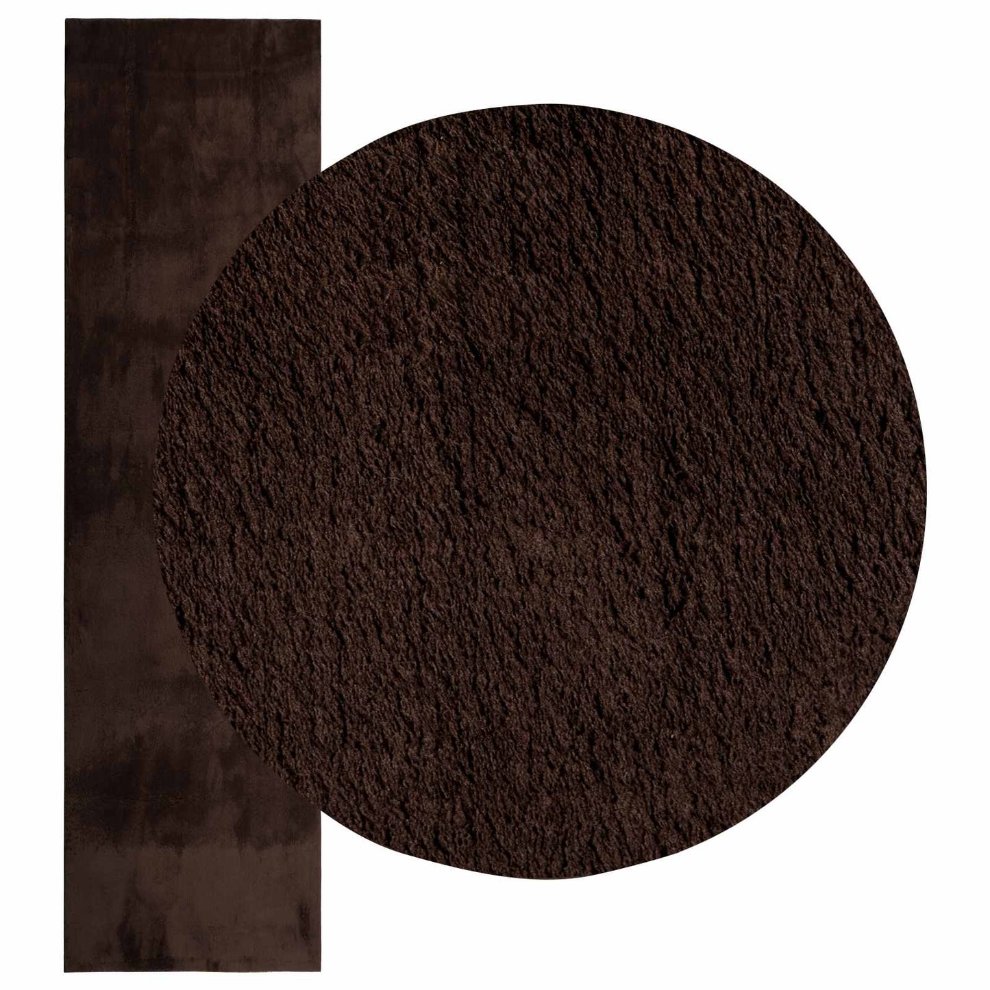 Medium pile zachte en wasbare tapijt HUARTE Bruin 750 x 80 cm is nu te koop bij PeponiXL, paradijselijk wonen!