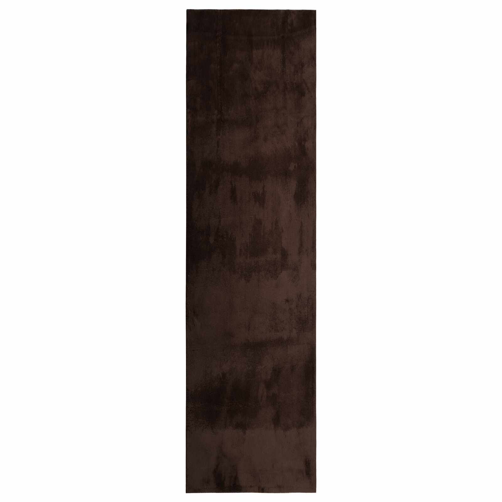 Medium pile zachte en wasbare tapijt HUARTE Bruin 1000 x 80 cm is nu te koop bij PeponiXL, paradijselijk wonen!