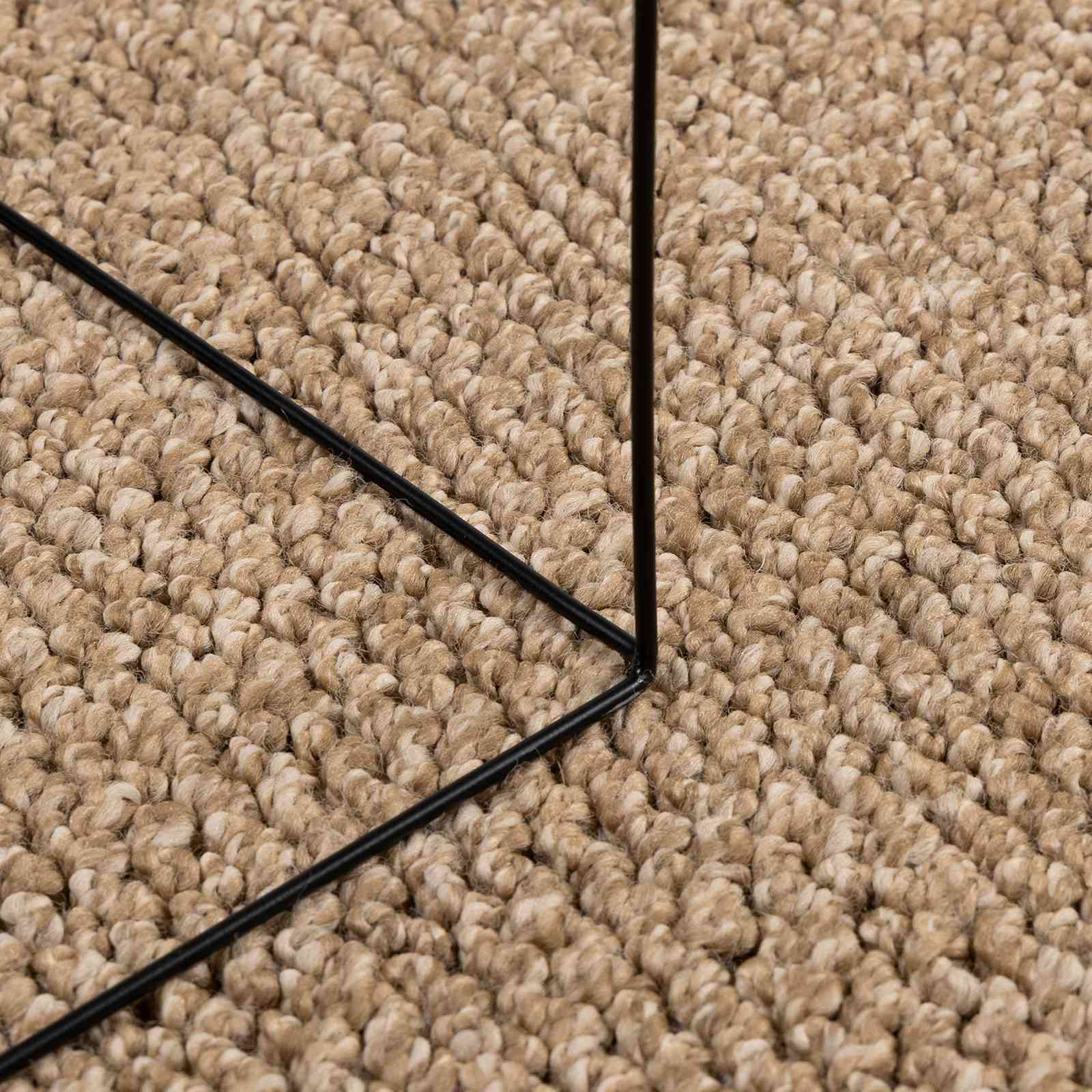 Vloerkleden Rechthoekig AGIRA Naturel 150 x 80 cm Polyester is nu te koop bij PeponiXL, paradijselijk wonen!
