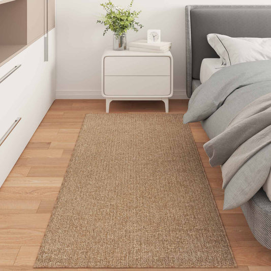Vloerkleden Rechthoekig AGIRA Naturel 200 x 80 cm Polyester is nu te koop bij PeponiXL, paradijselijk wonen!