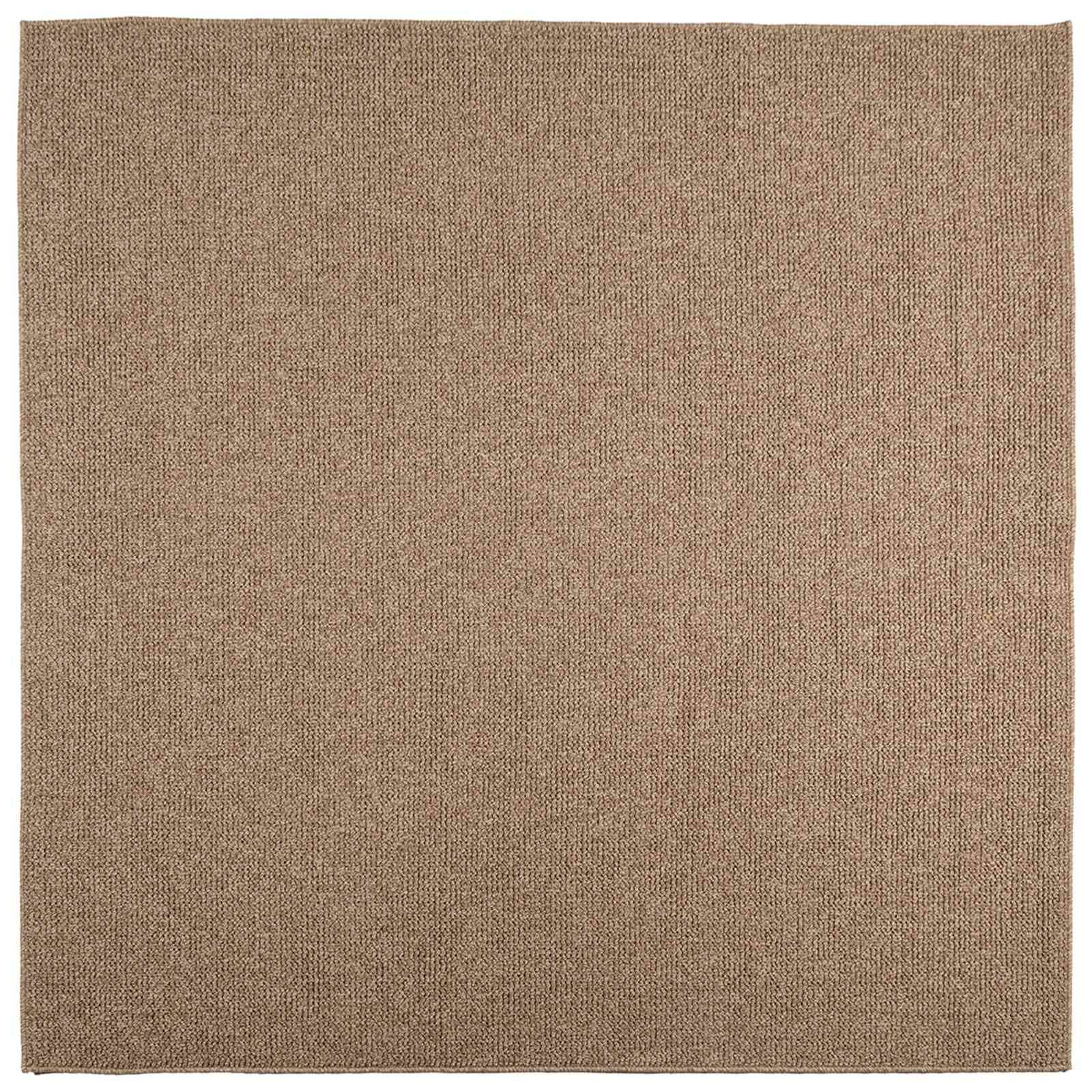 Vloerkleden Vierkant AGIRA Naturel 120 x 120 cm Polyester is nu te koop bij PeponiXL, paradijselijk wonen!