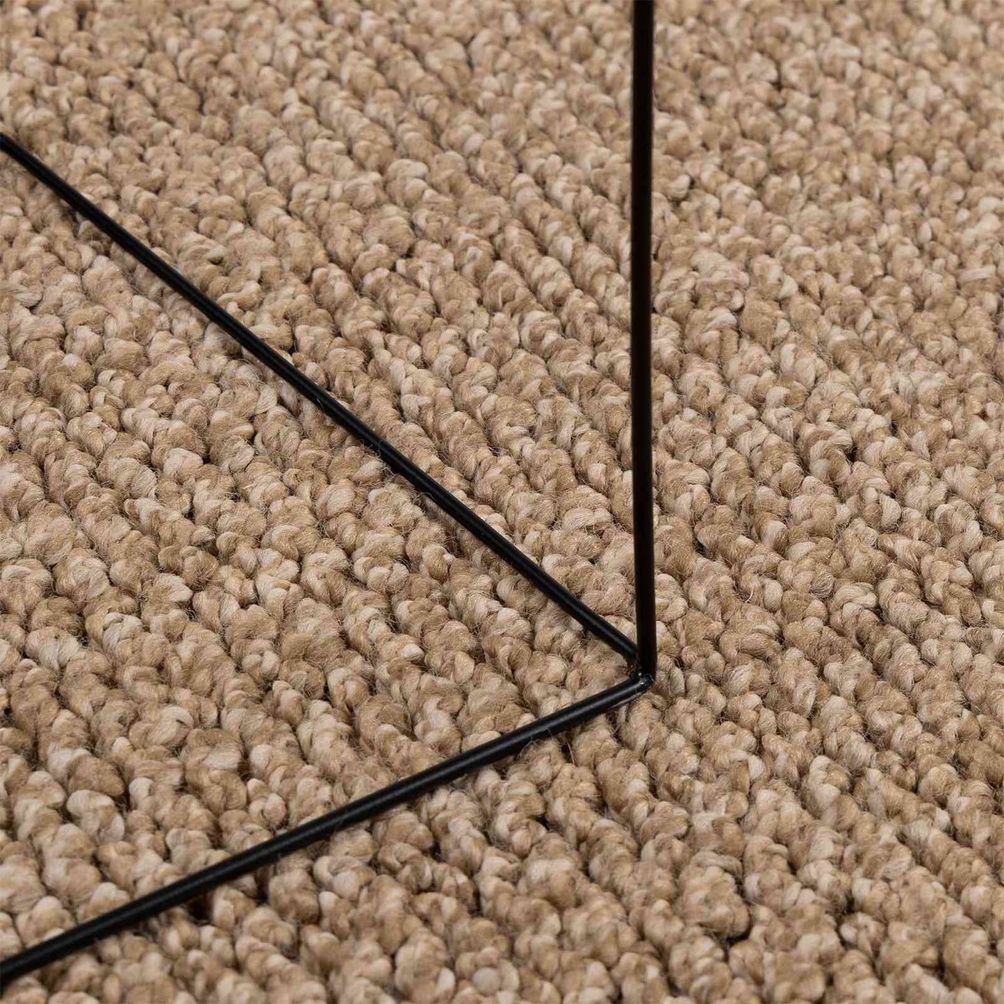 Vloerkleden Rond AGIRA Naturel Ø 120 CM Polyester is nu te koop bij PeponiXL, paradijselijk wonen!