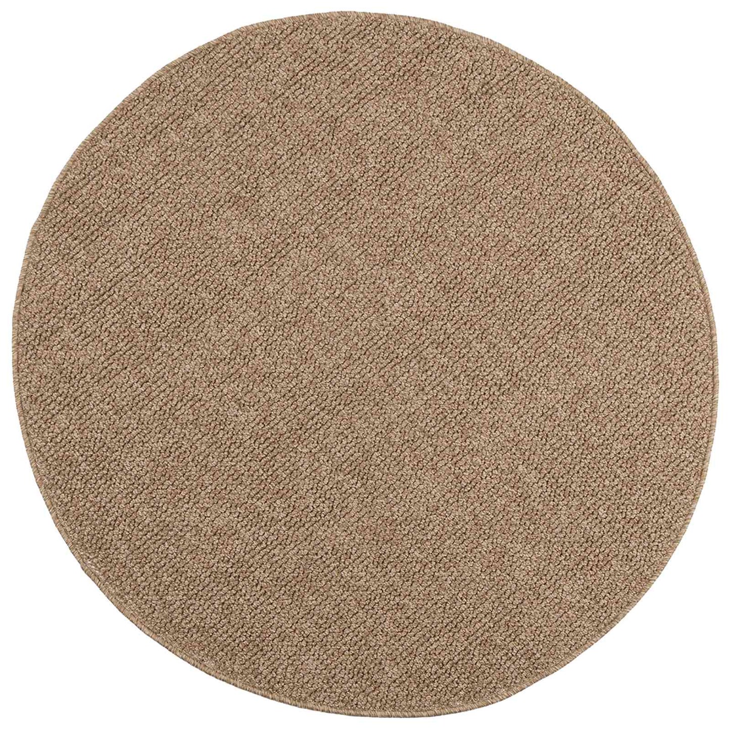 Vloerkleden Rond AGIRA Naturel Ø 160 CM Polyester is nu te koop bij PeponiXL, paradijselijk wonen!
