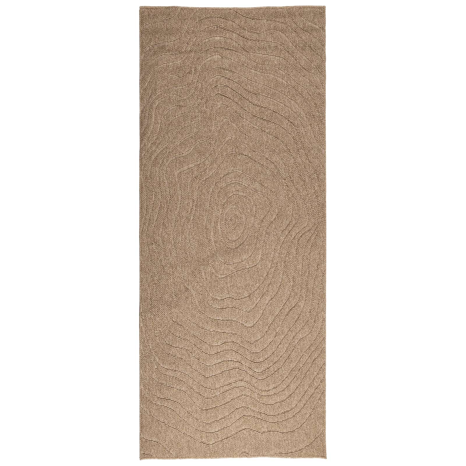 Vloerkleden Moiré Rechthoekig AGIRA Naturel 150 x 80 cm is nu te koop bij PeponiXL, paradijselijk wonen!
