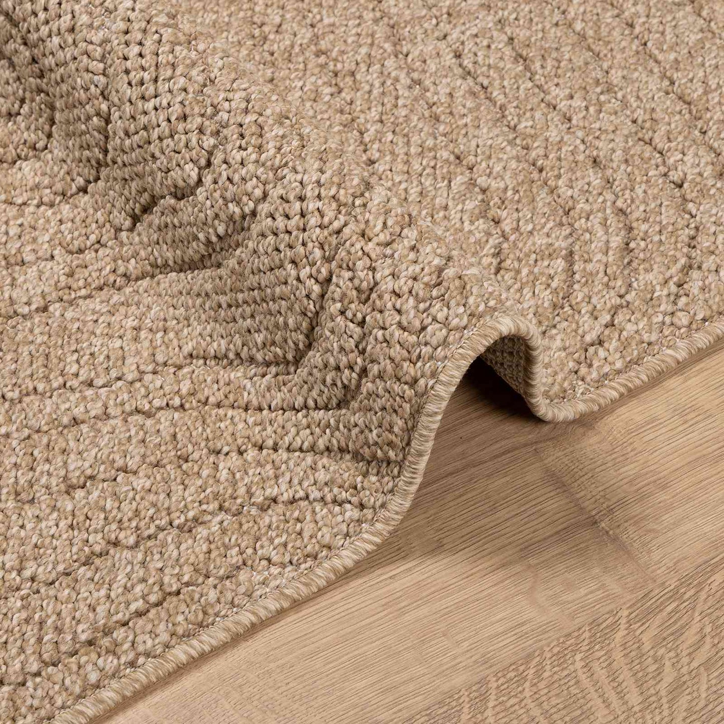 Vloerkleden Moiré AGIRA Naturel 170 x 120 cm Polyester is nu te koop bij PeponiXL, paradijselijk wonen!