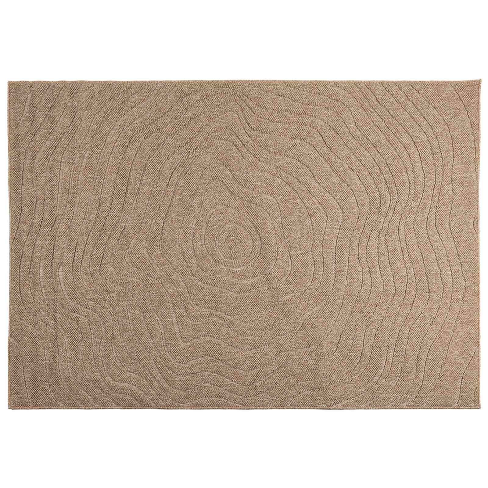 Vloerkleden Moiré AGIRA Naturel 170 x 120 cm Polyester is nu te koop bij PeponiXL, paradijselijk wonen!