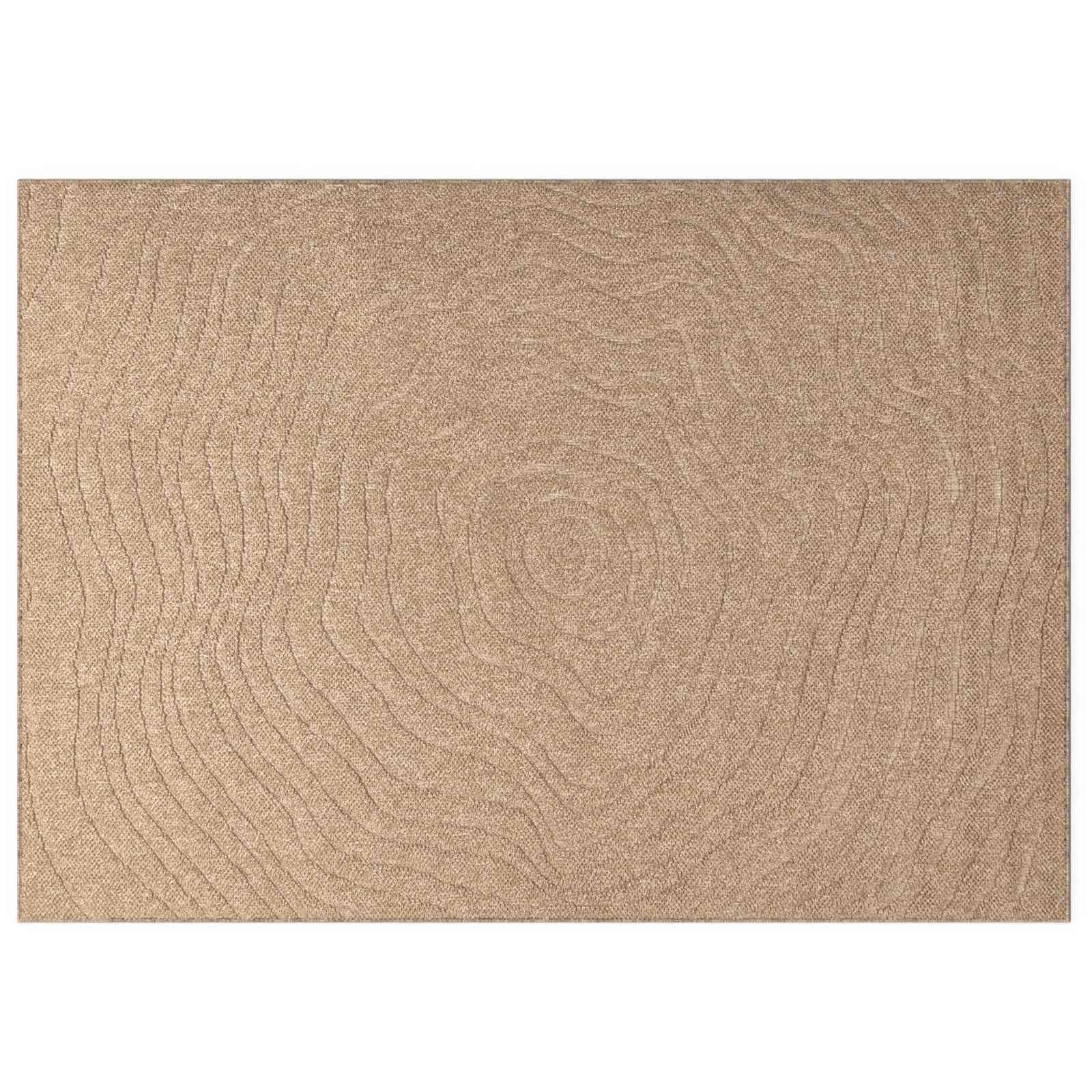Vloerkleden Moiré AGIRA Naturel 280 x 200 cm Polyester is nu te koop bij PeponiXL, paradijselijk wonen!