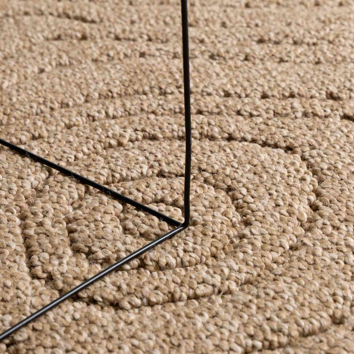 Vloerkleden Moiré AGIRA Naturel 340 x 240 cm Polyester is nu te koop bij PeponiXL, paradijselijk wonen!
