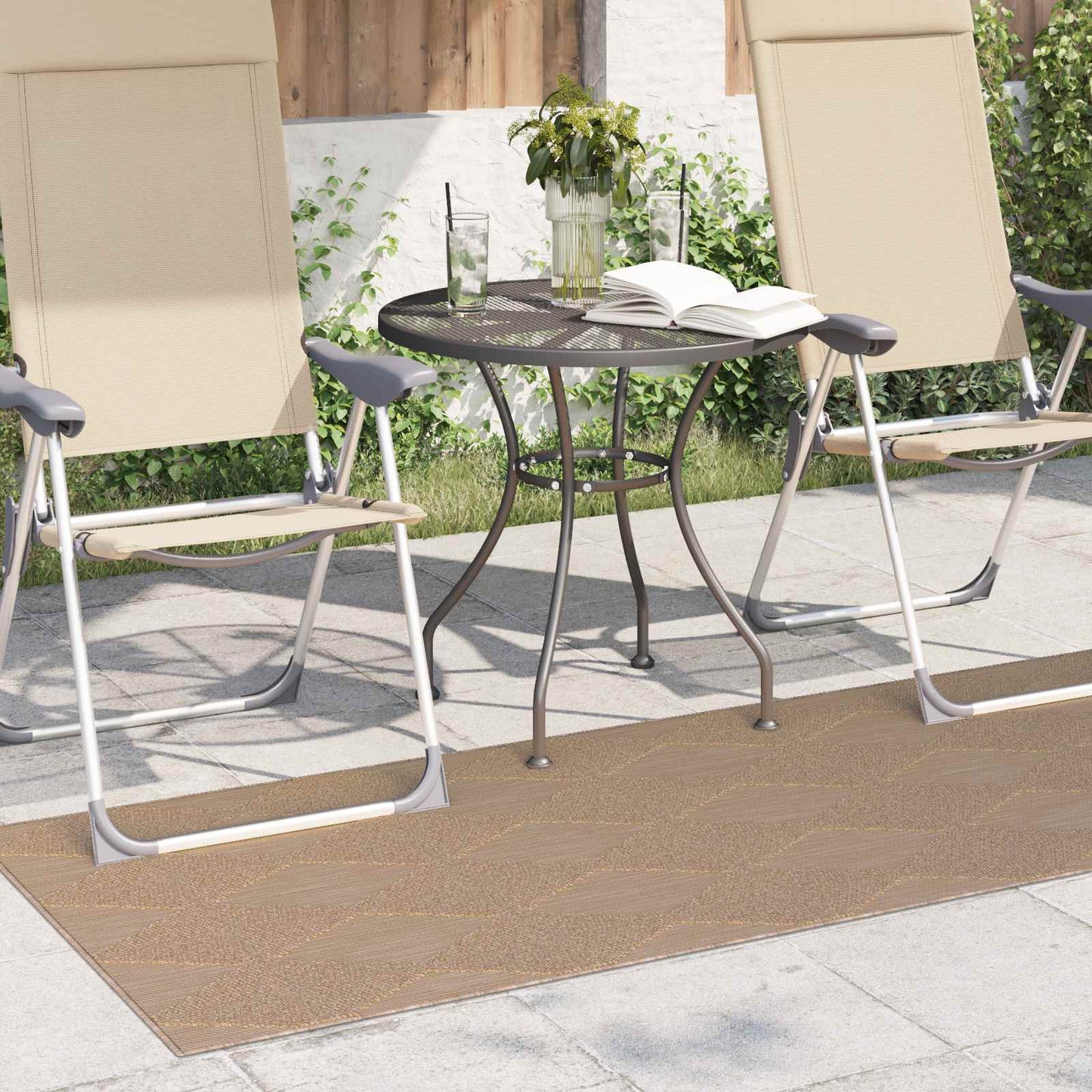 Vloerkleden Rechthoekig AGIRA Naturel 150 x 80 cm Polyester is nu te koop bij PeponiXL, paradijselijk wonen!