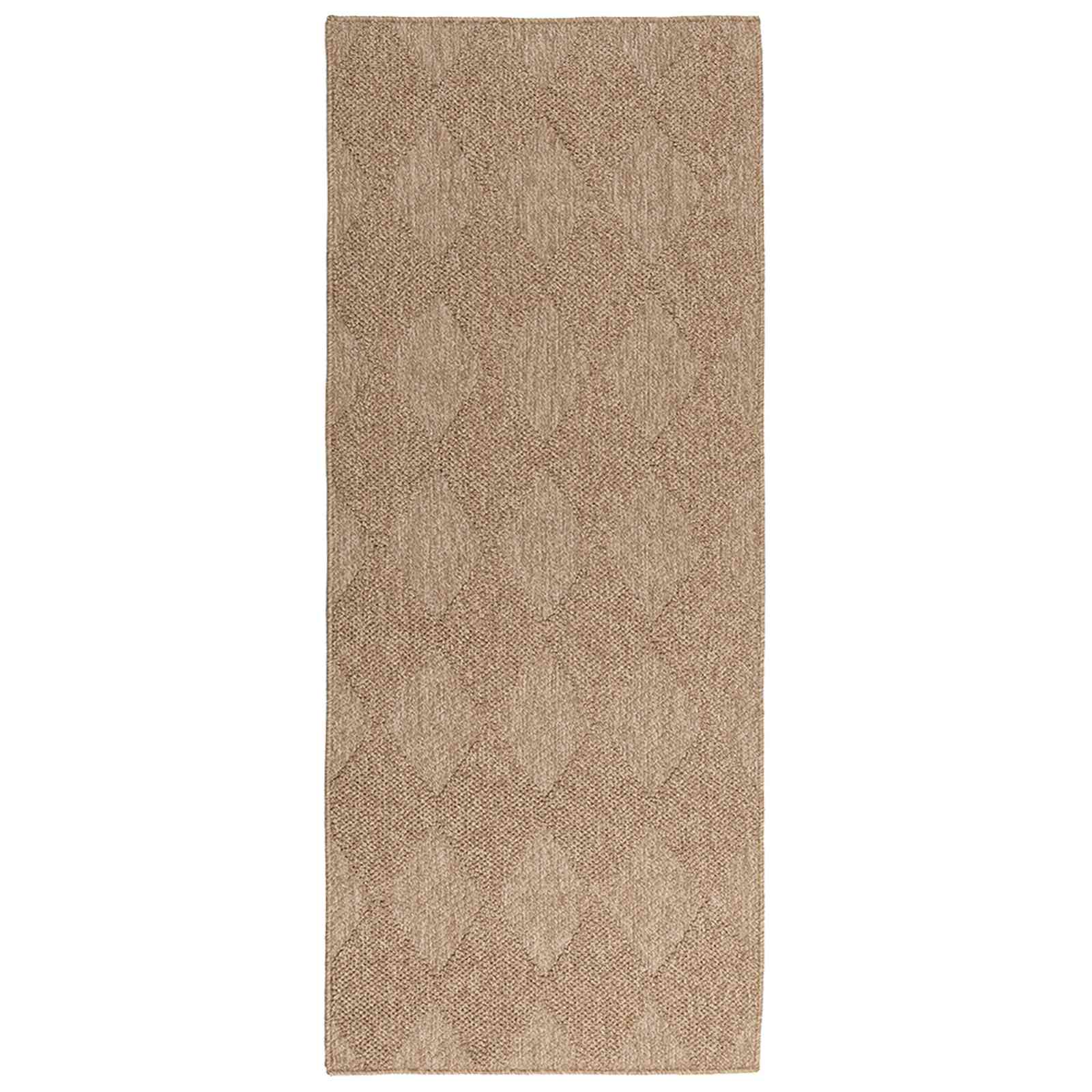 Vloerkleden Rechthoekig AGIRA Naturel 200 x 80 cm Polyester is nu te koop bij PeponiXL, paradijselijk wonen!